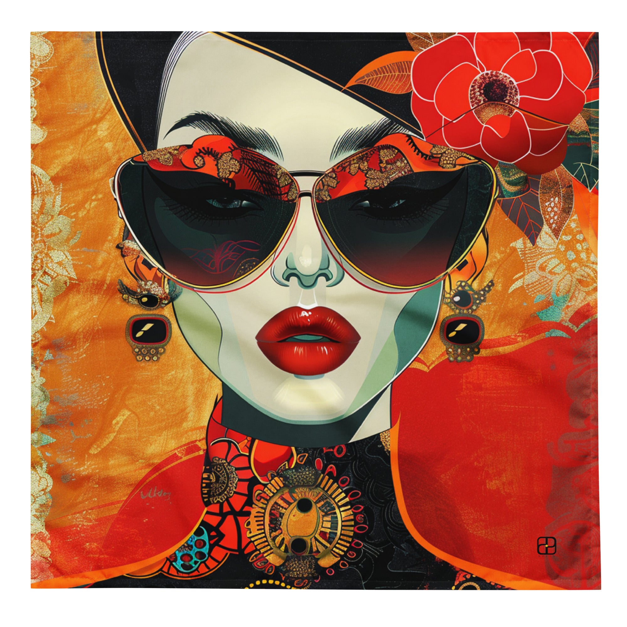 All-over print bandana
