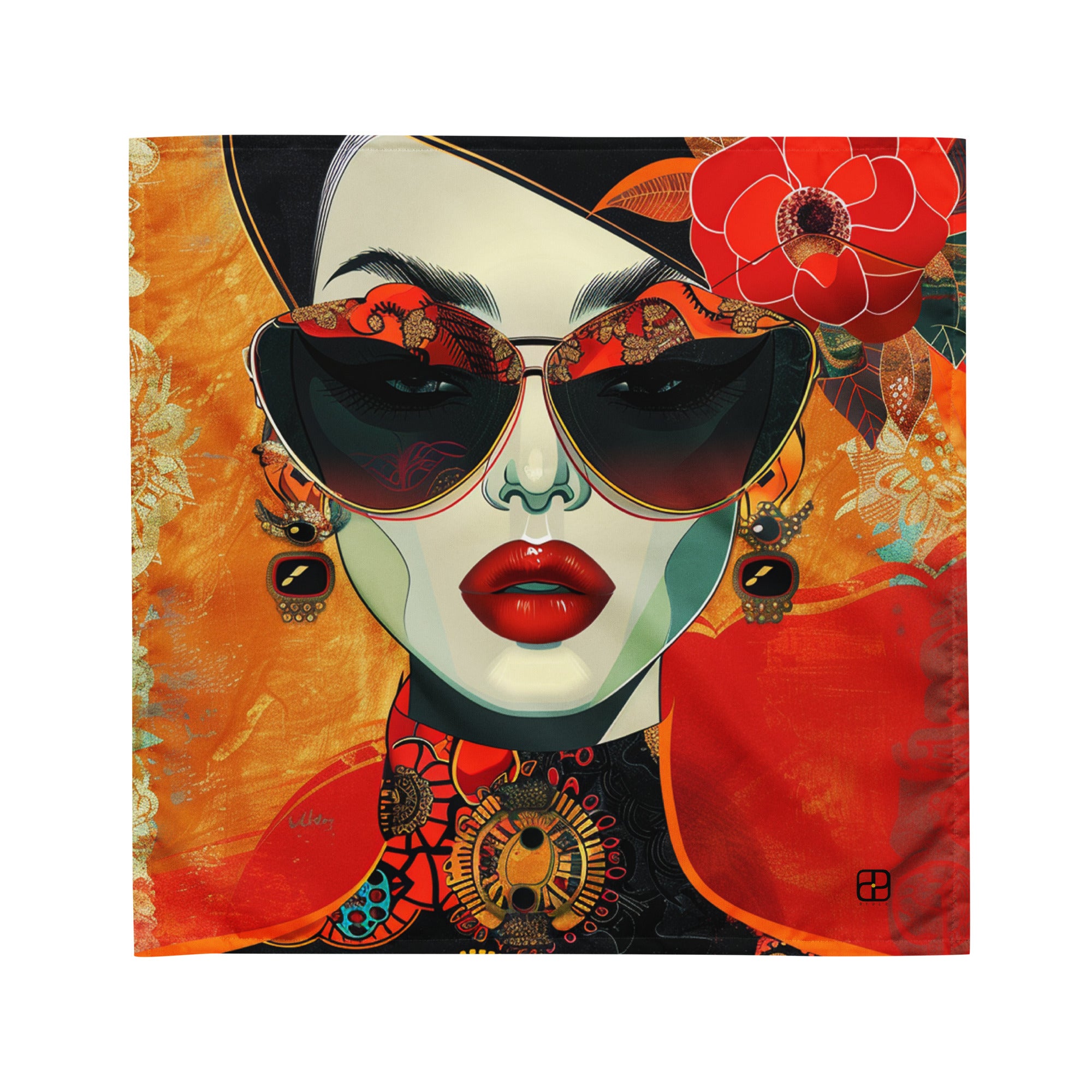 All-over print bandana