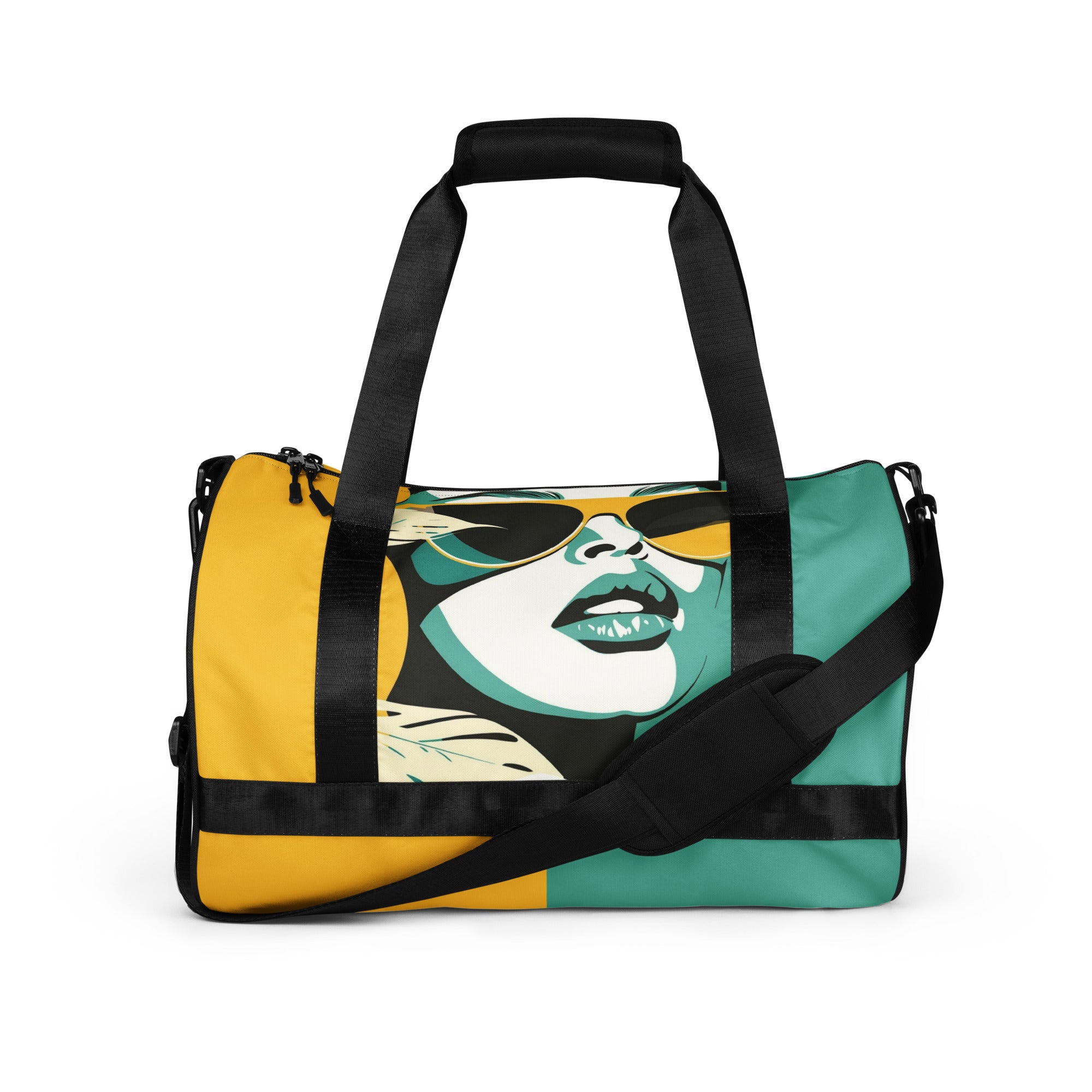 All-over print gym bag
