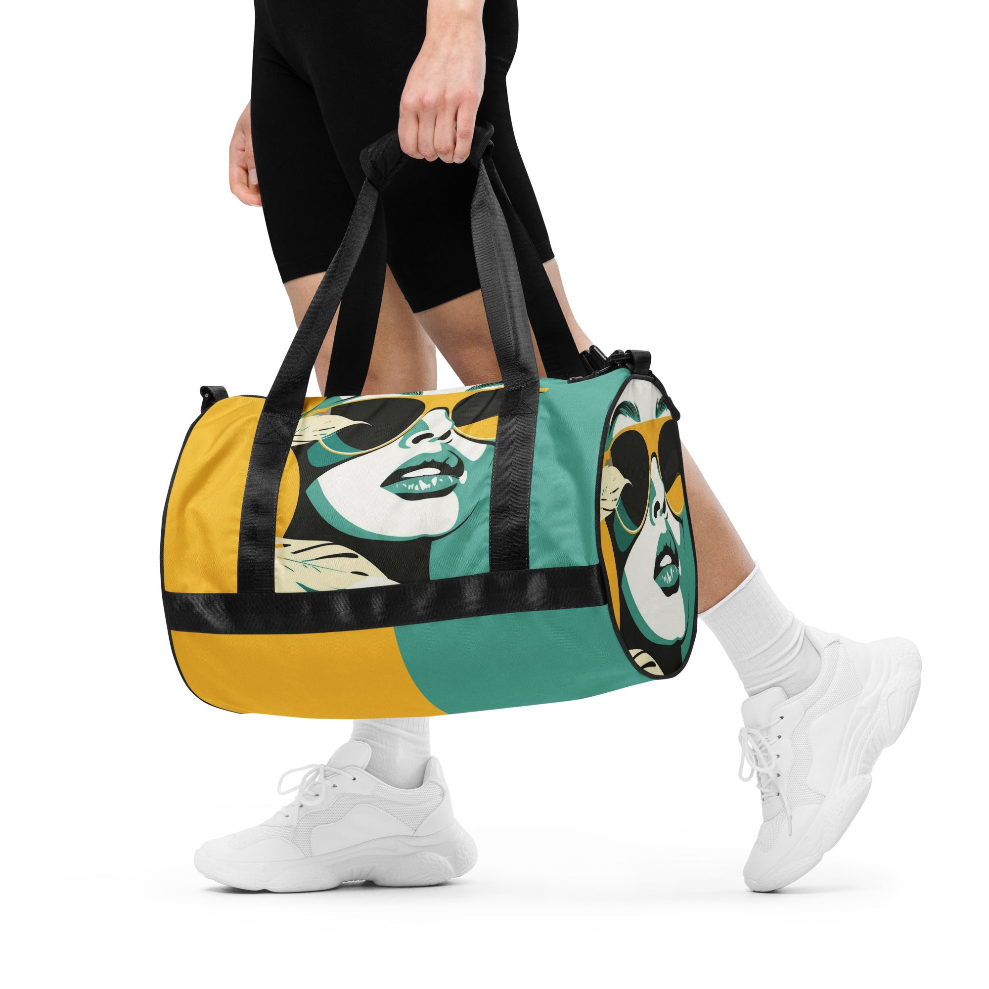 All-over print gym bag