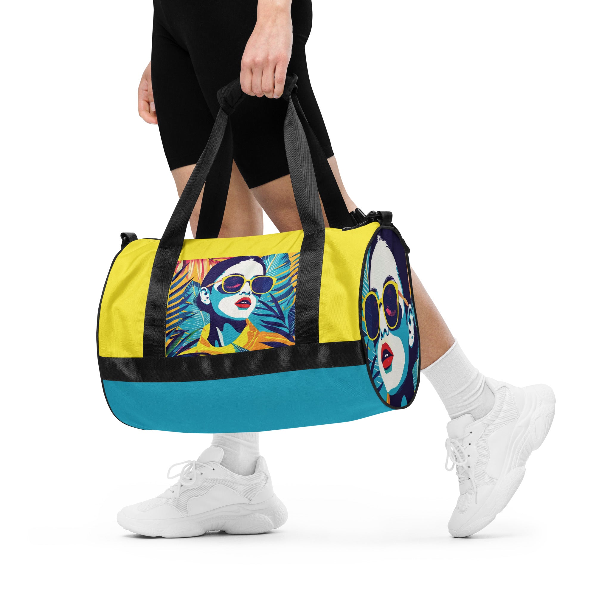 All-over print gym bag