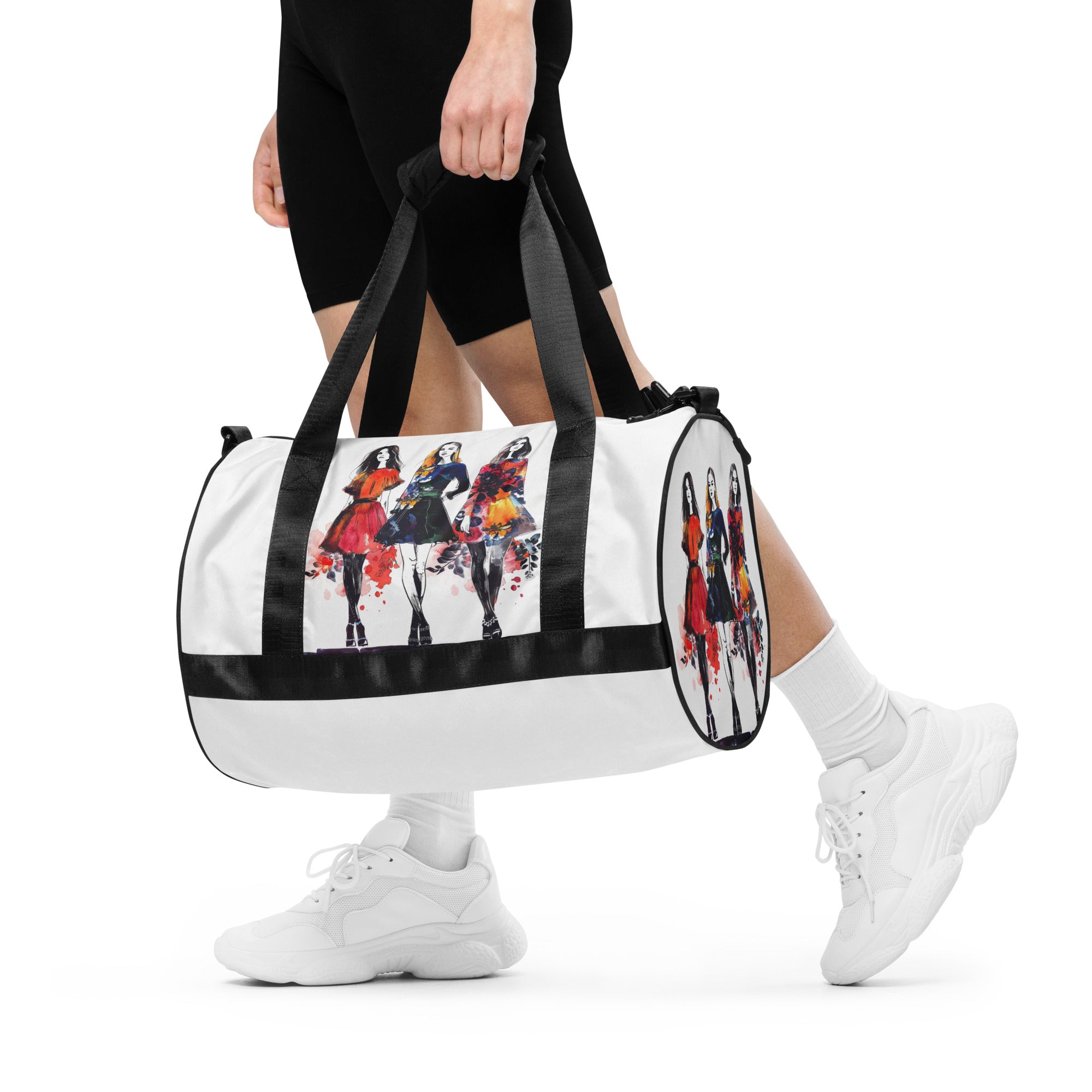 All-over print gym bag