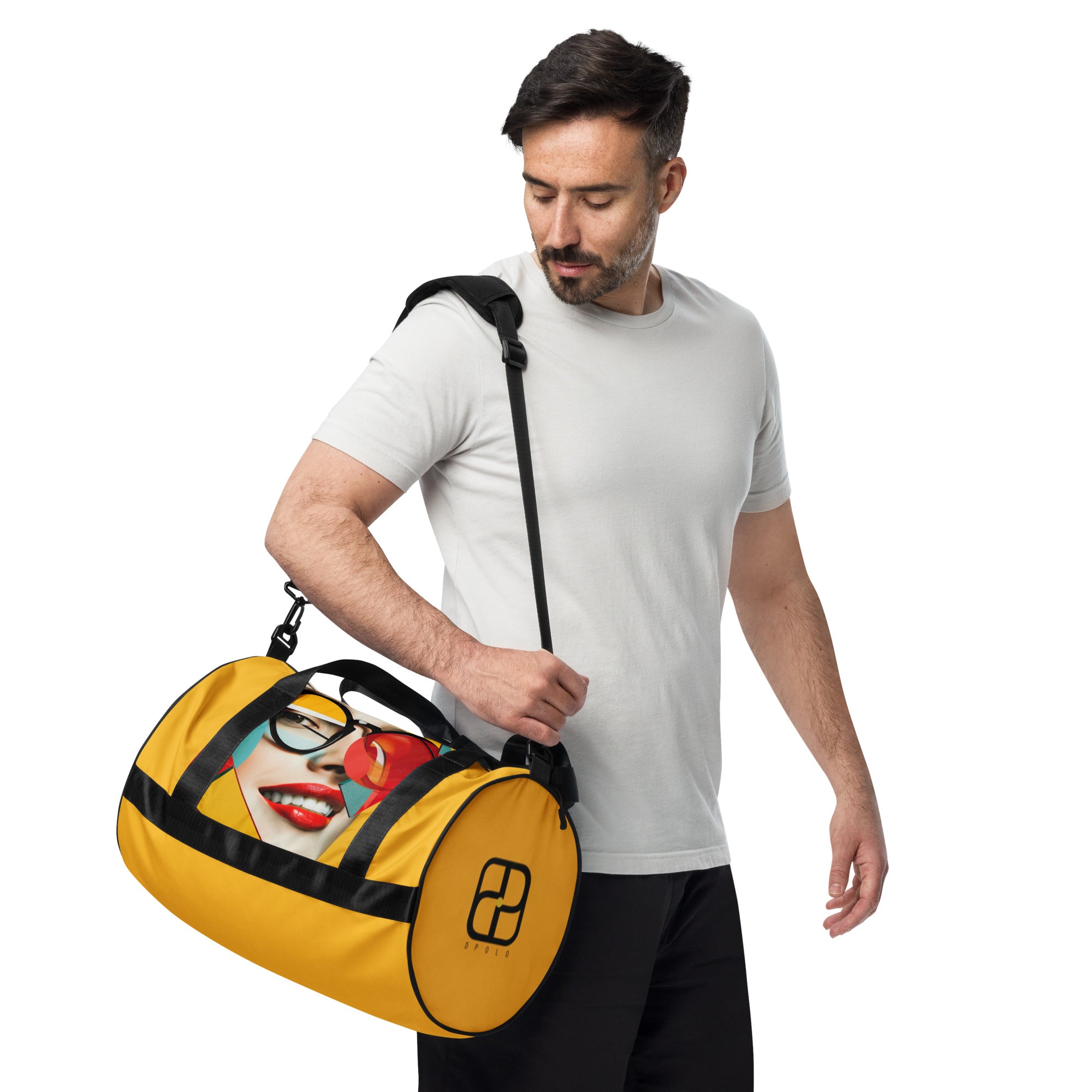 All-over print gym bag