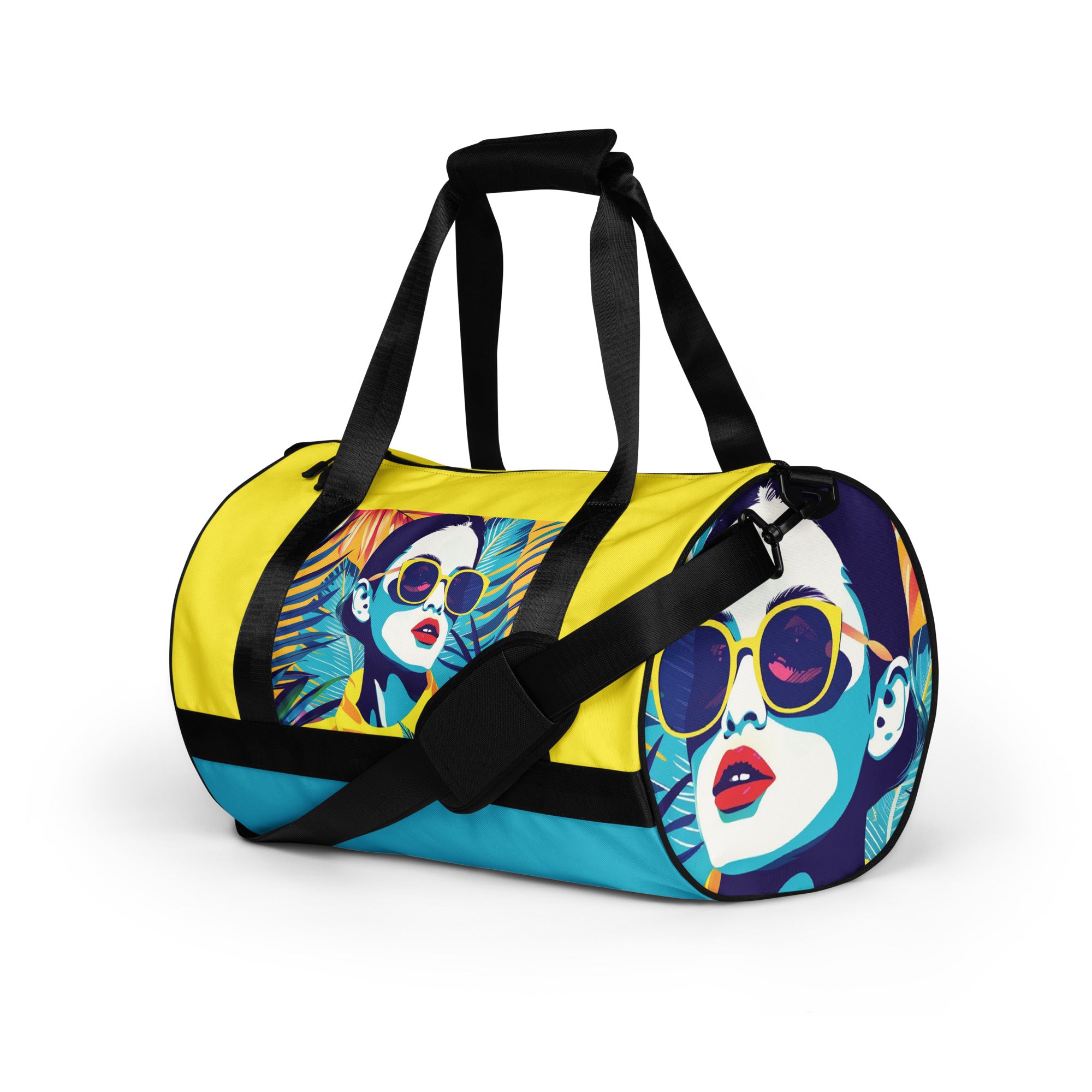 All-over print gym bag