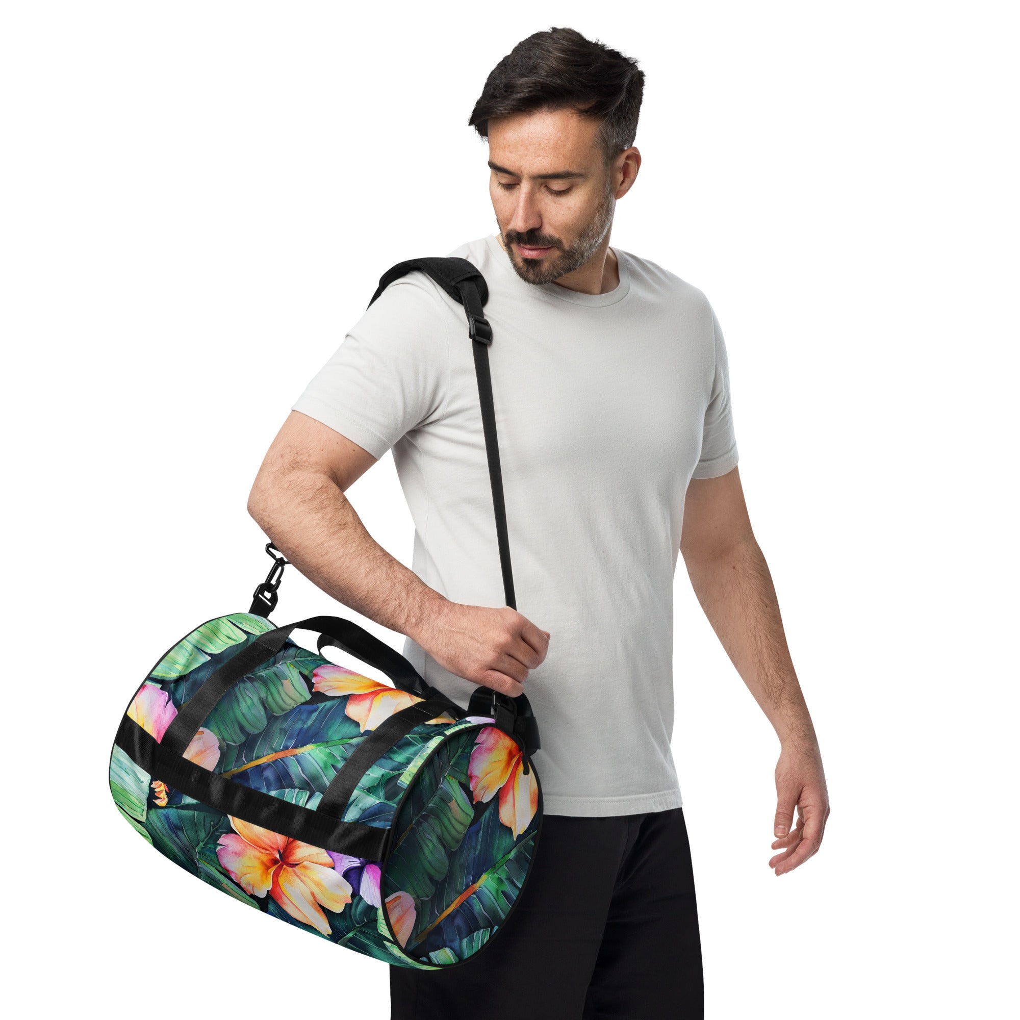 All-over print gym bag
