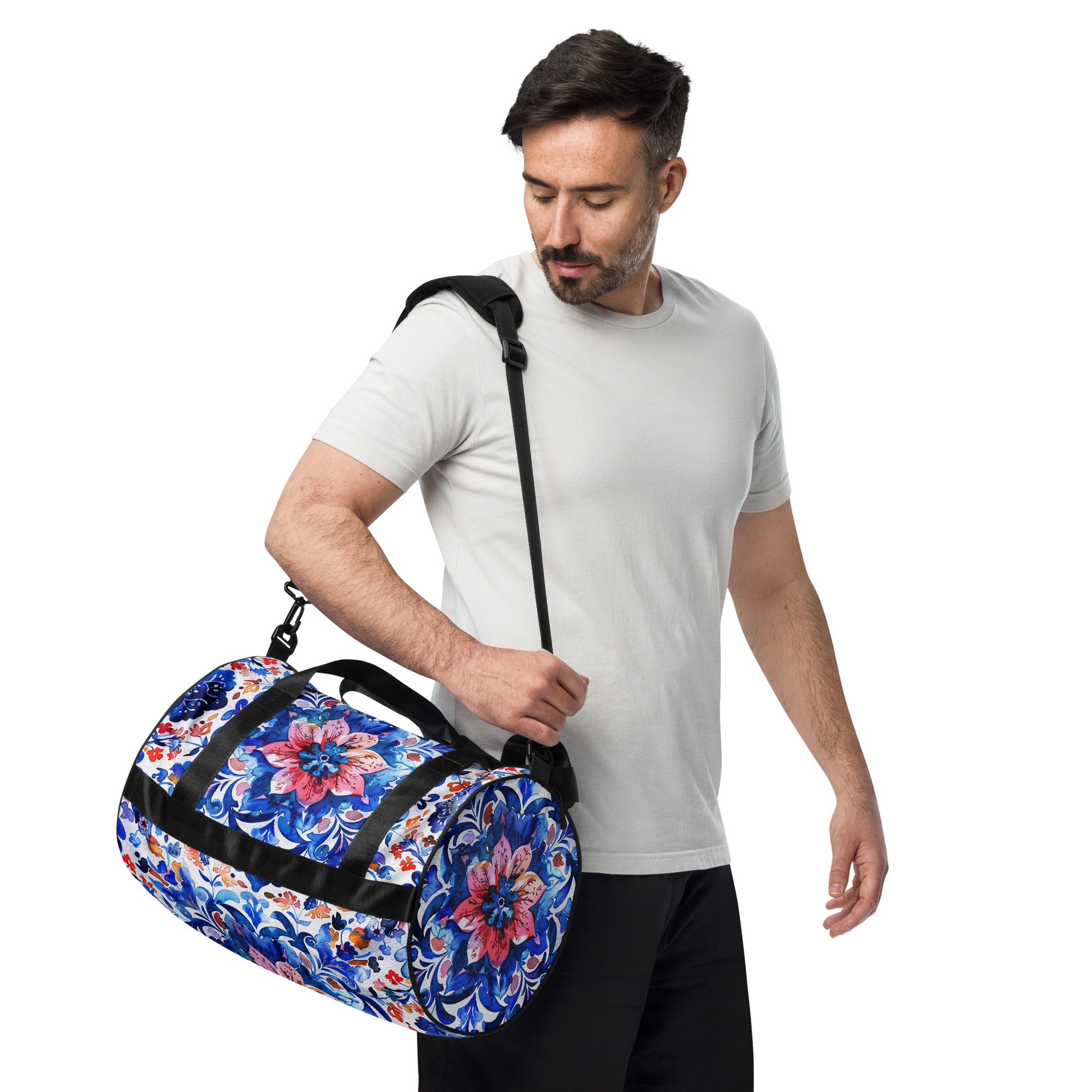 All-over print gym bag