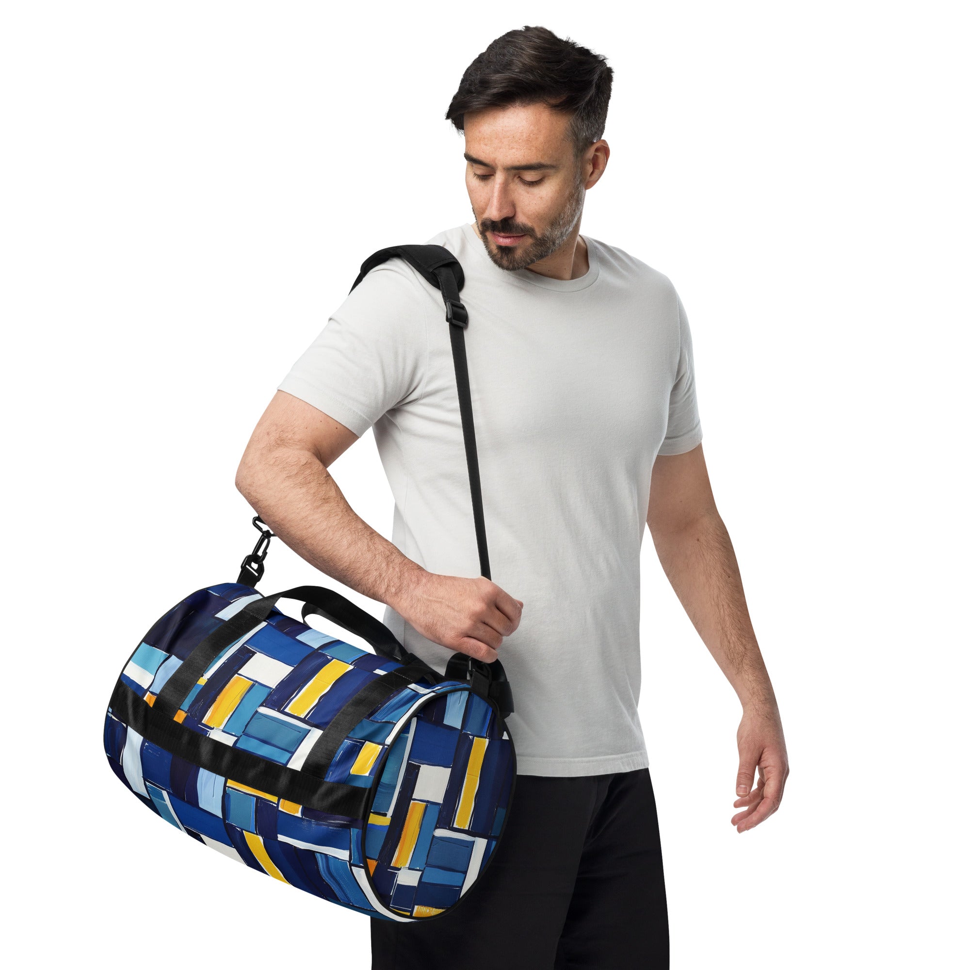 All-over print gym bag