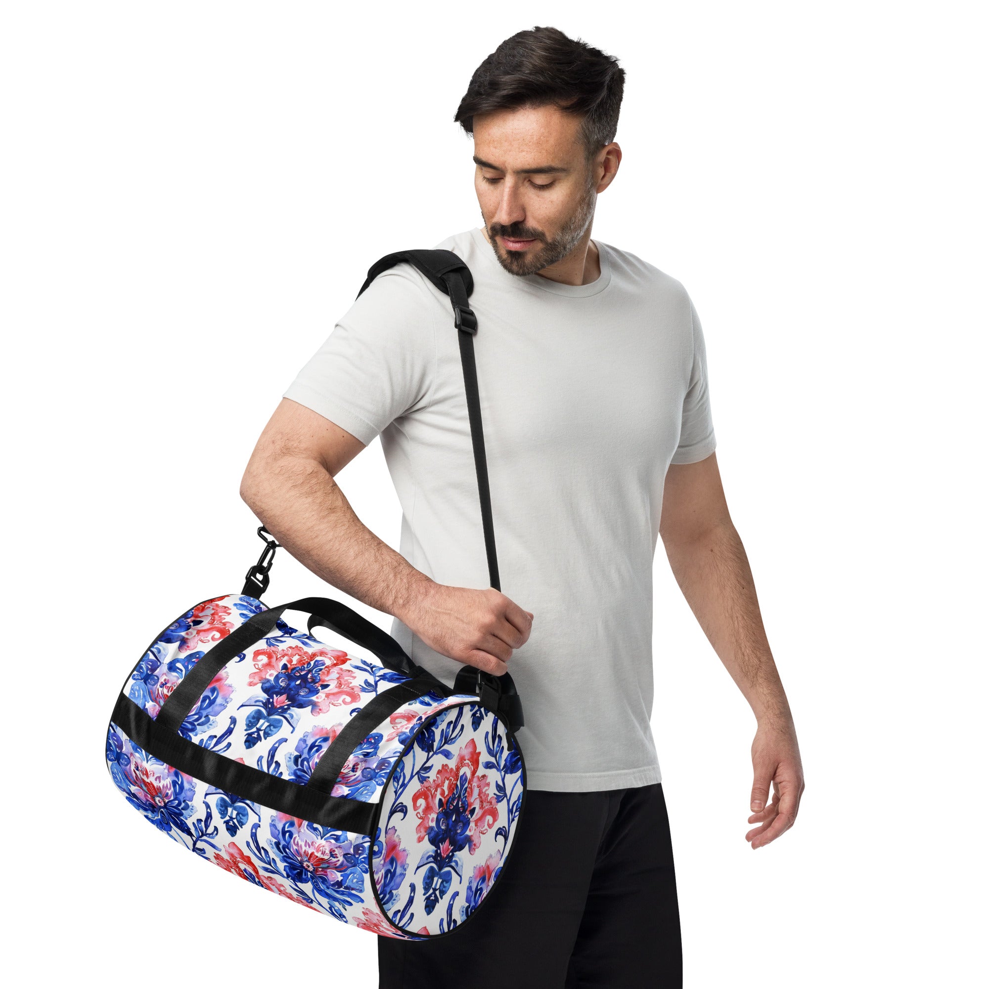All-over print gym bag