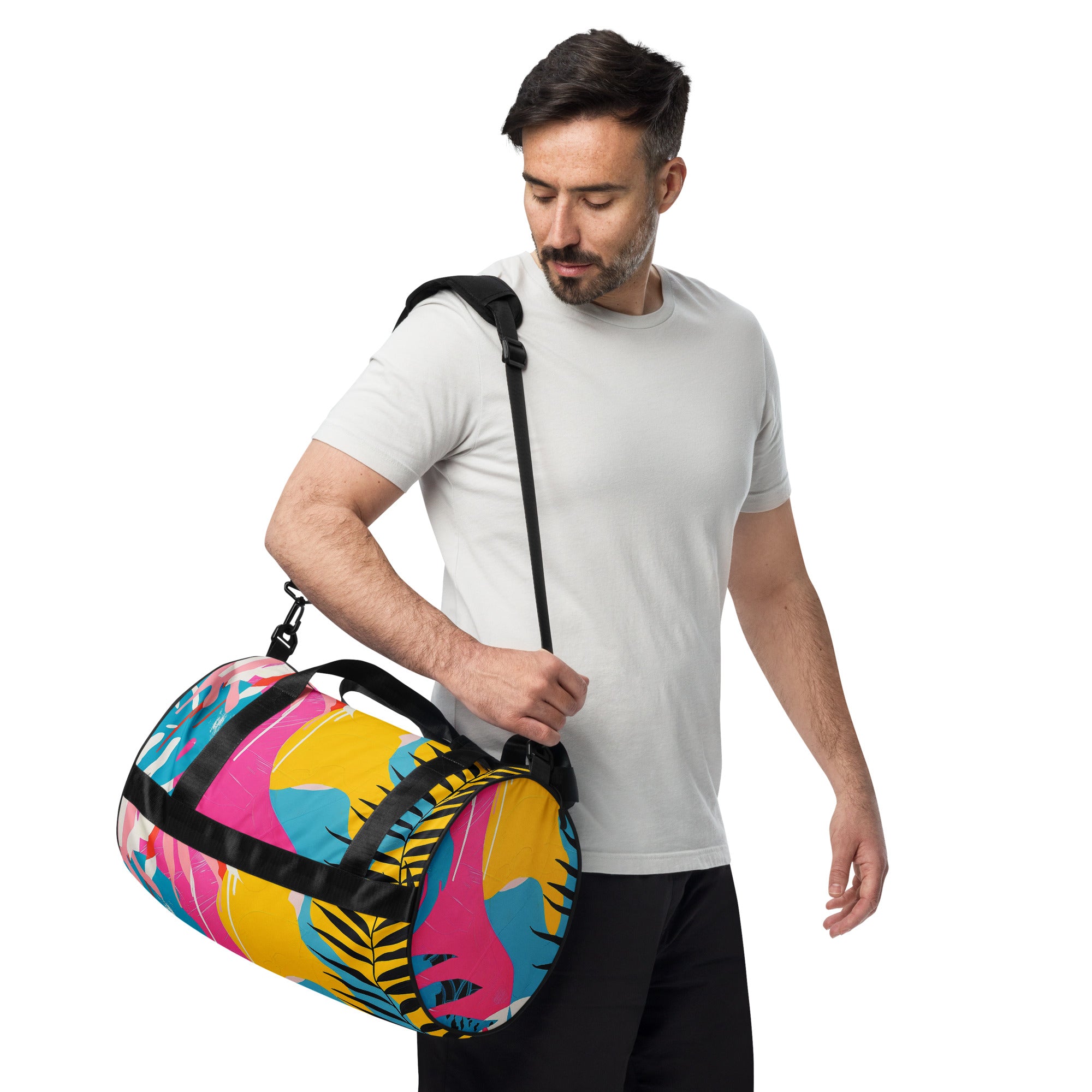 All-over print gym bag