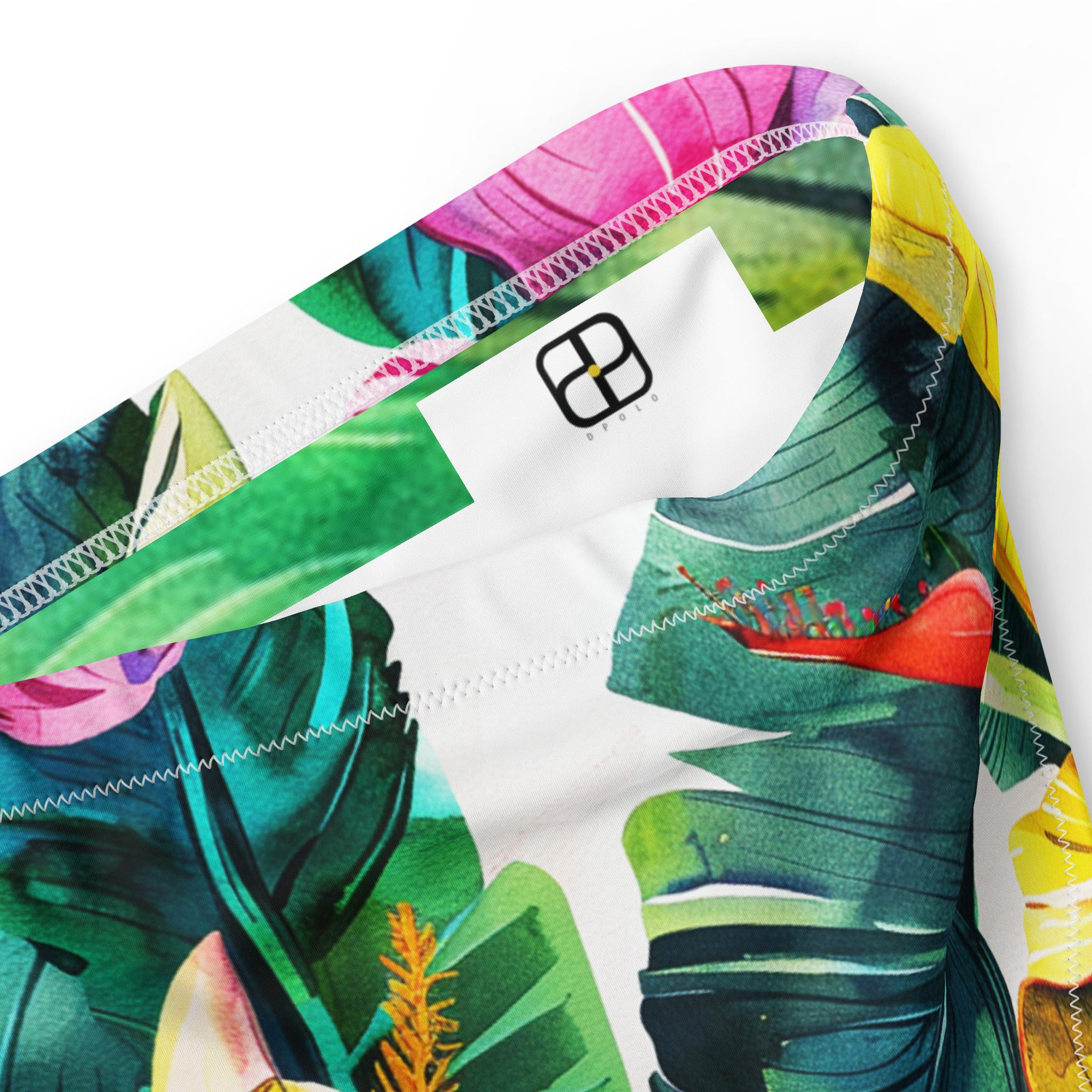 Recycled high-waisted bikini bottom