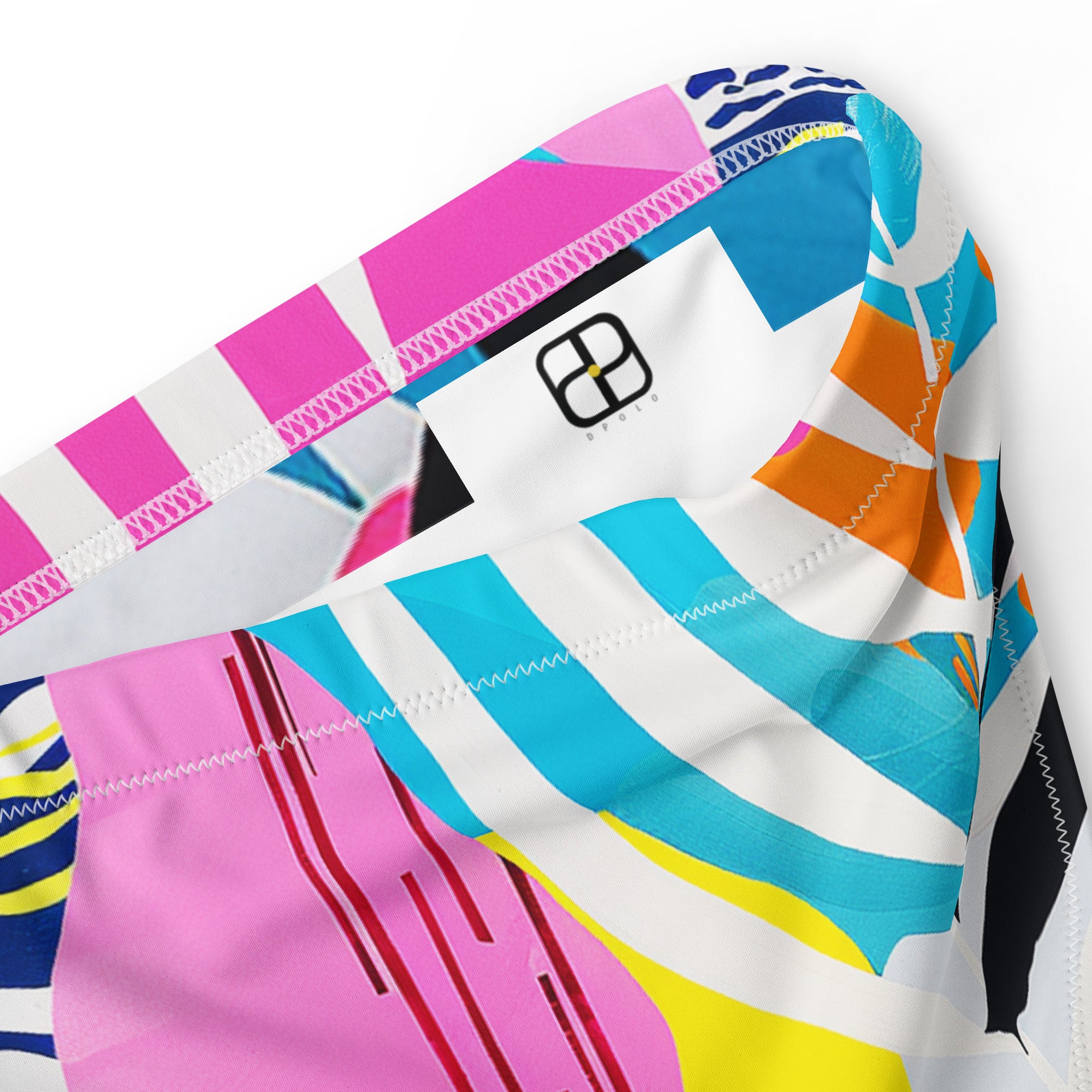 Recycled high-waisted bikini bottom