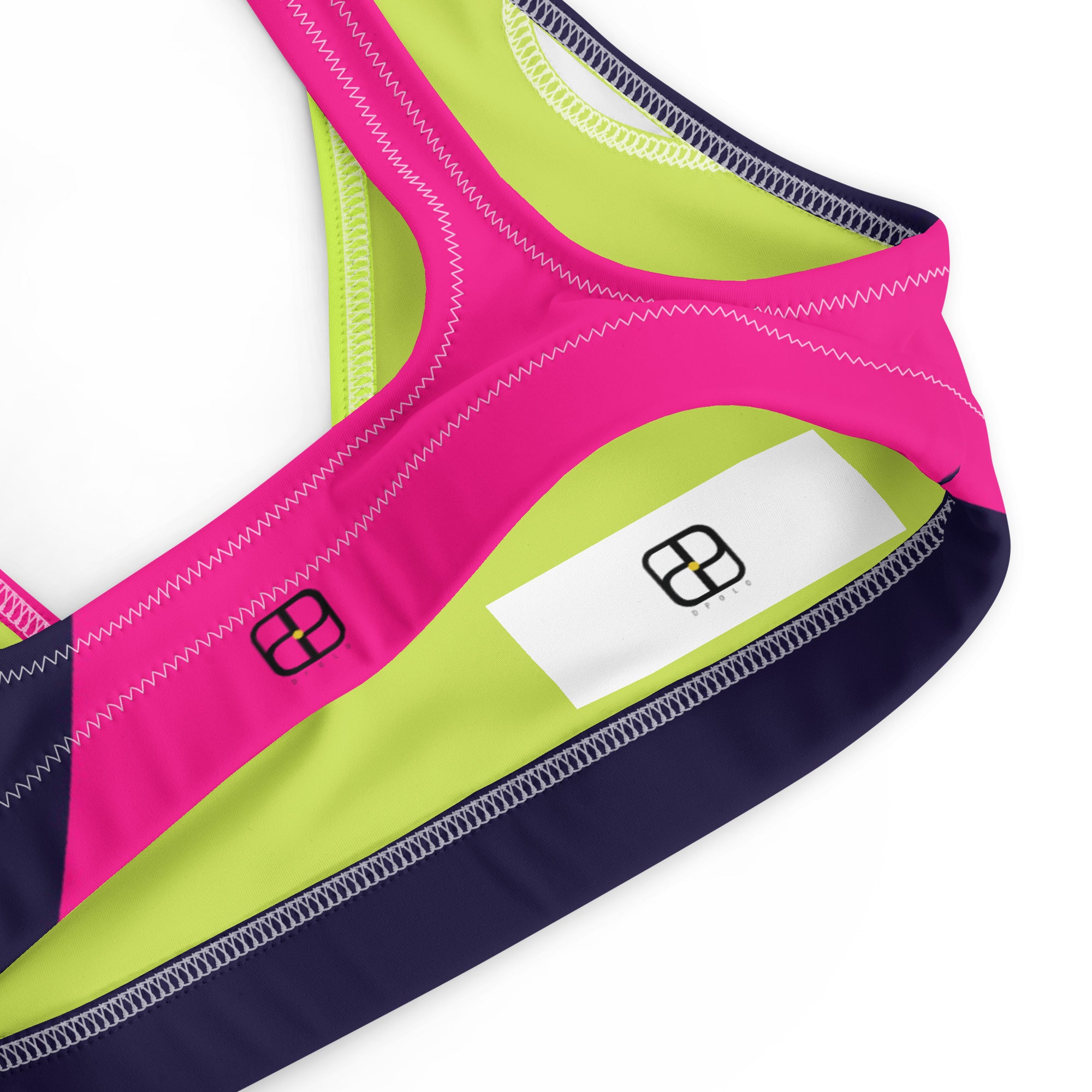 Recycled padded bikini top