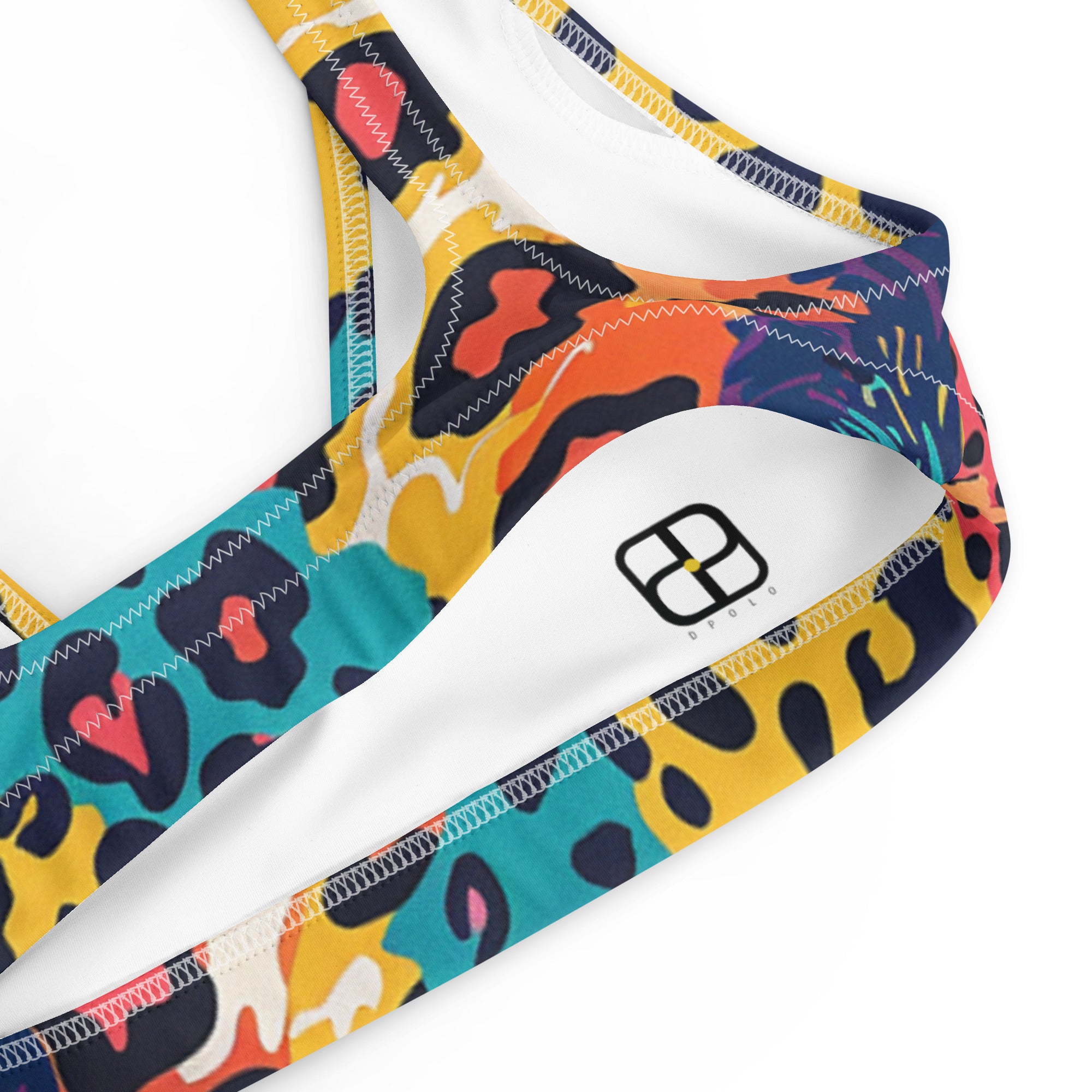 Recycled padded bikini top