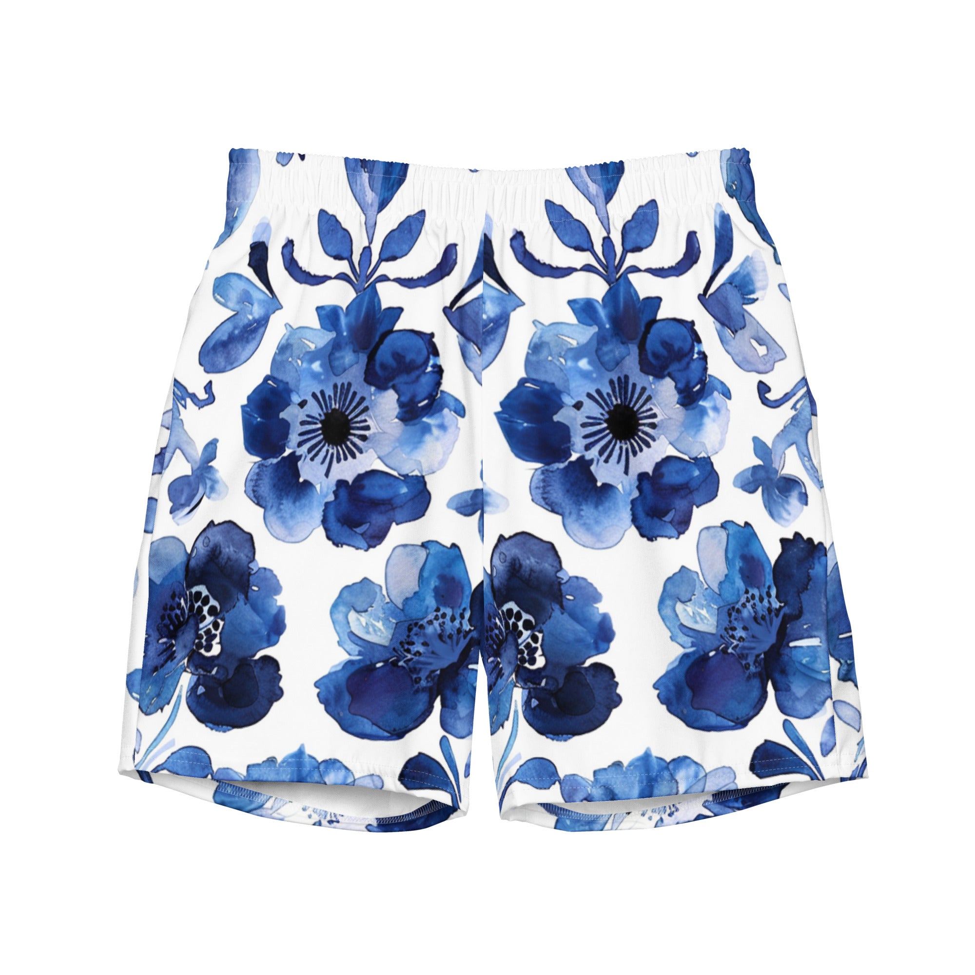 All-Over Print Recycled Swim Trunks