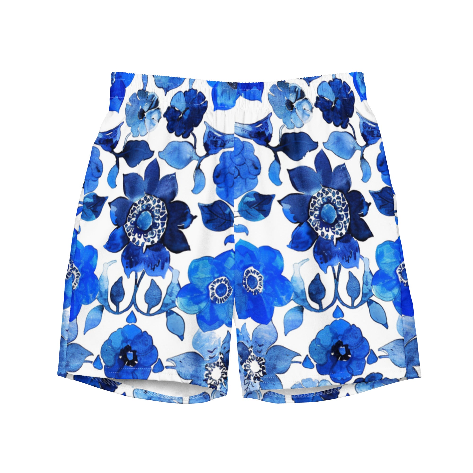 All-Over Print Recycled Swim Trunks