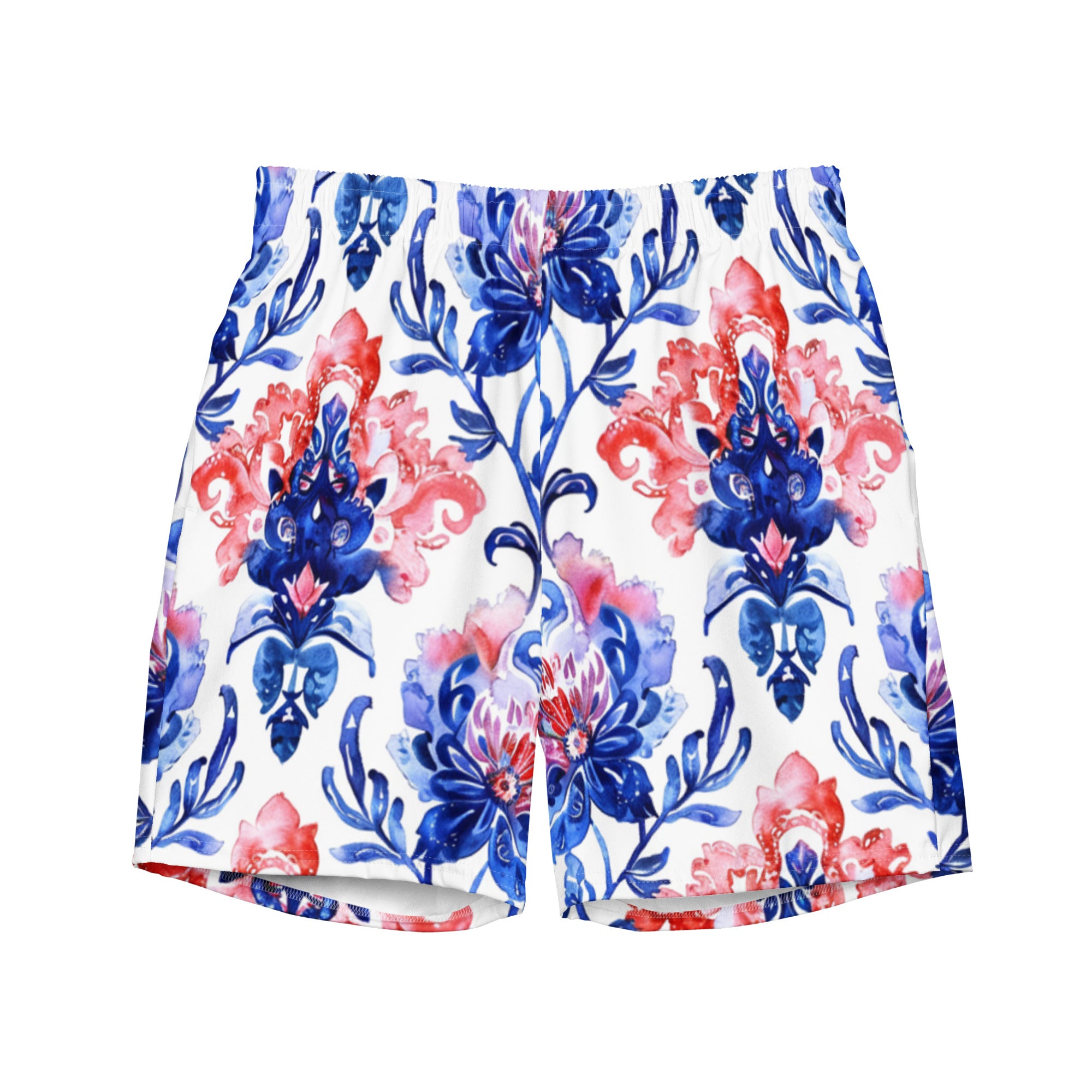 All-Over Print Recycled Swim Trunks