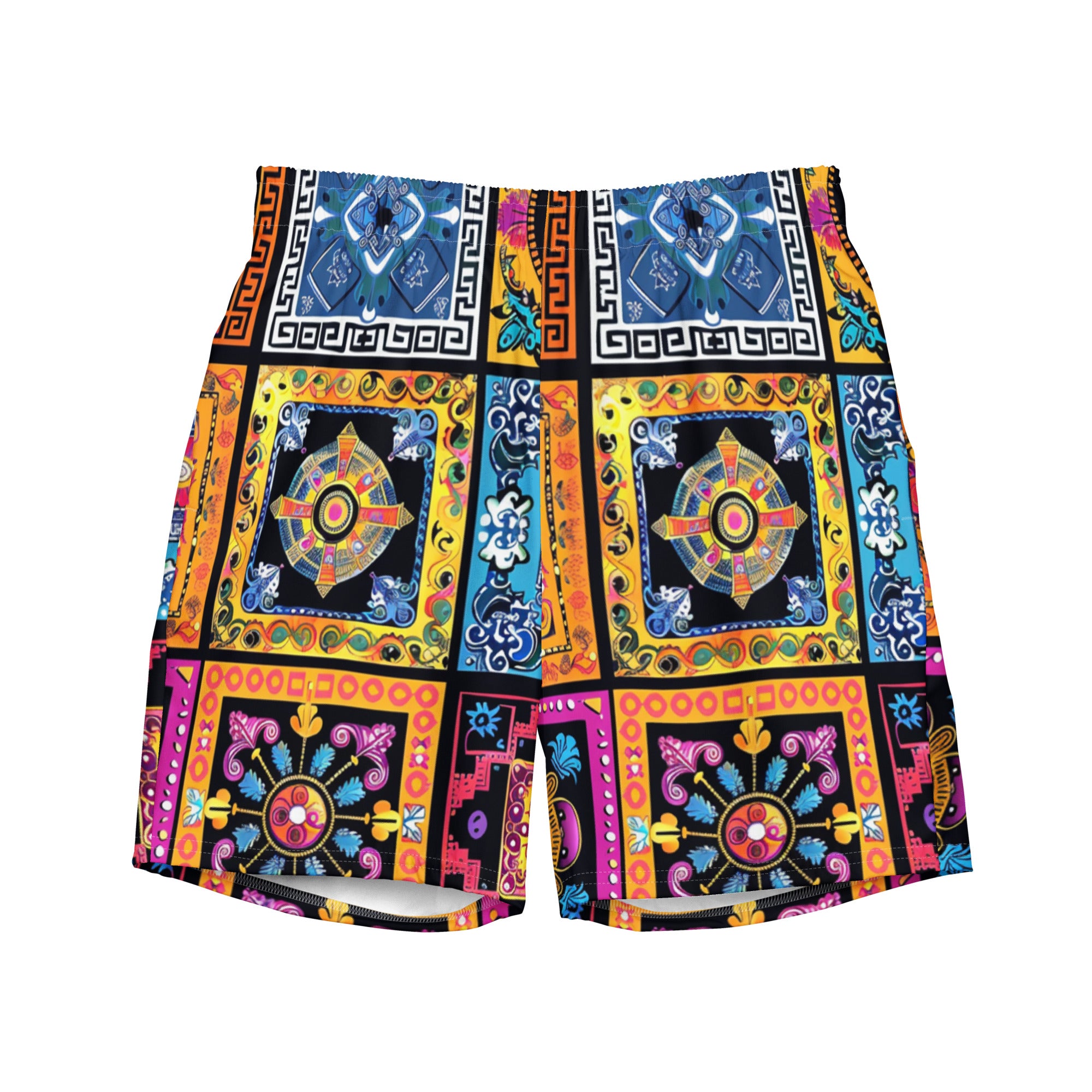 All-Over Print Recycled Swim Trunks