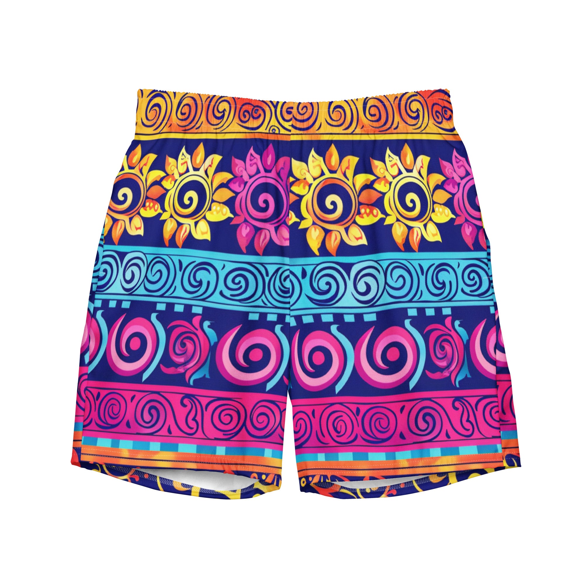 All-Over Print Recycled Swim Trunks