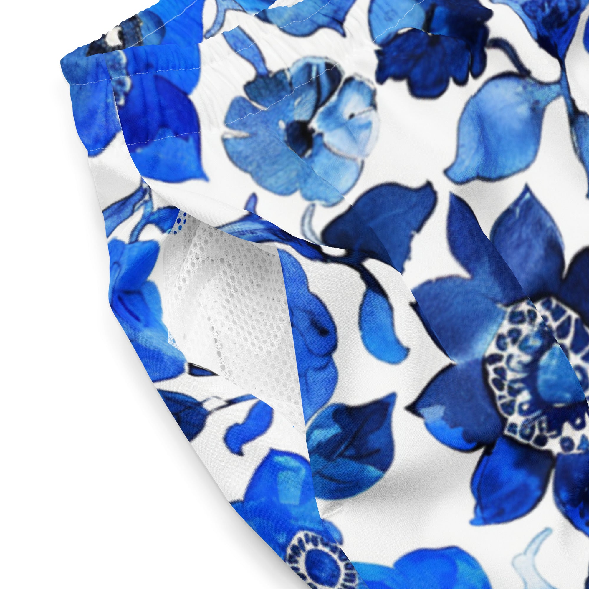 All-Over Print Recycled Swim Trunks