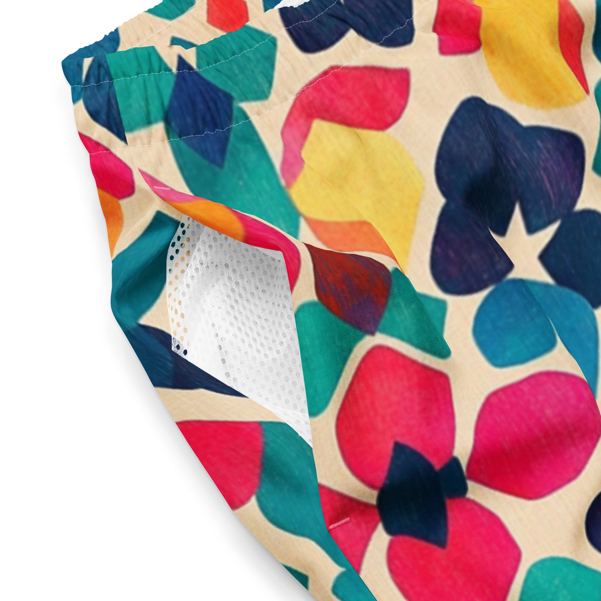 All-Over Print Recycled Swim Trunks
