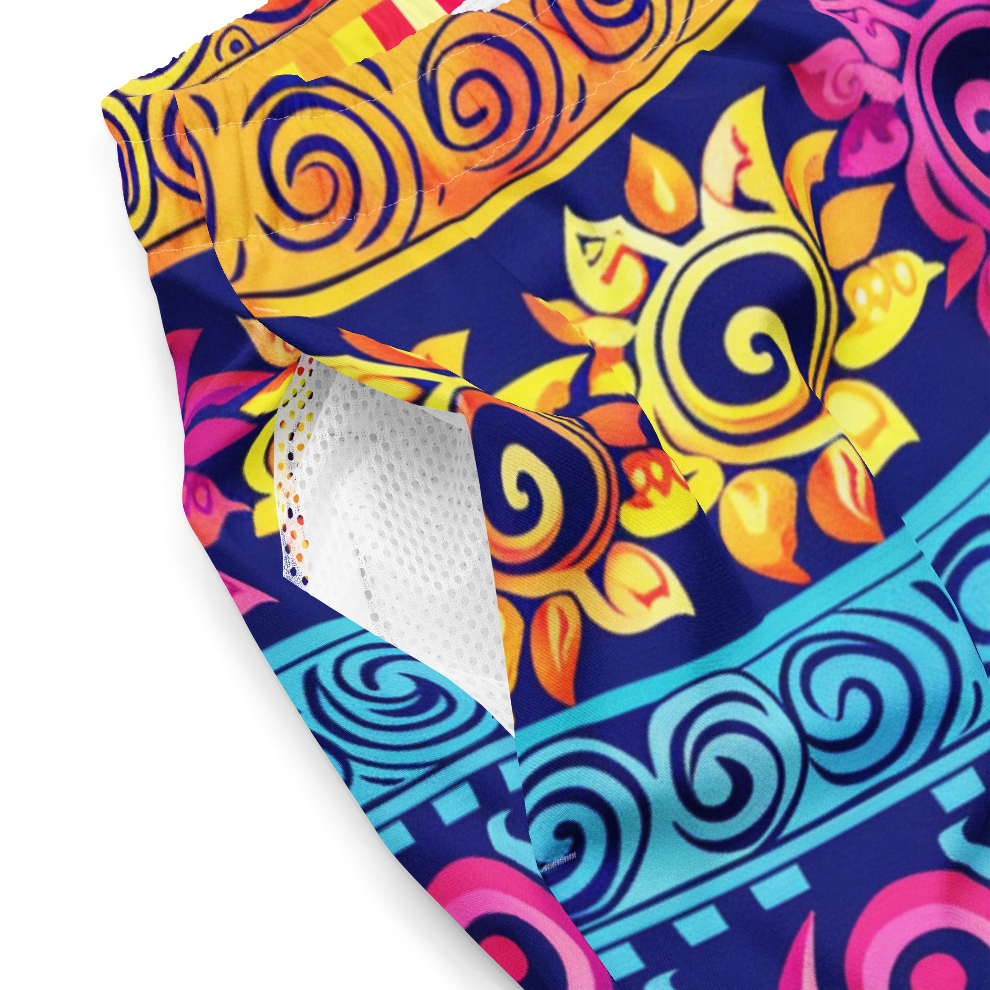 All-Over Print Recycled Swim Trunks