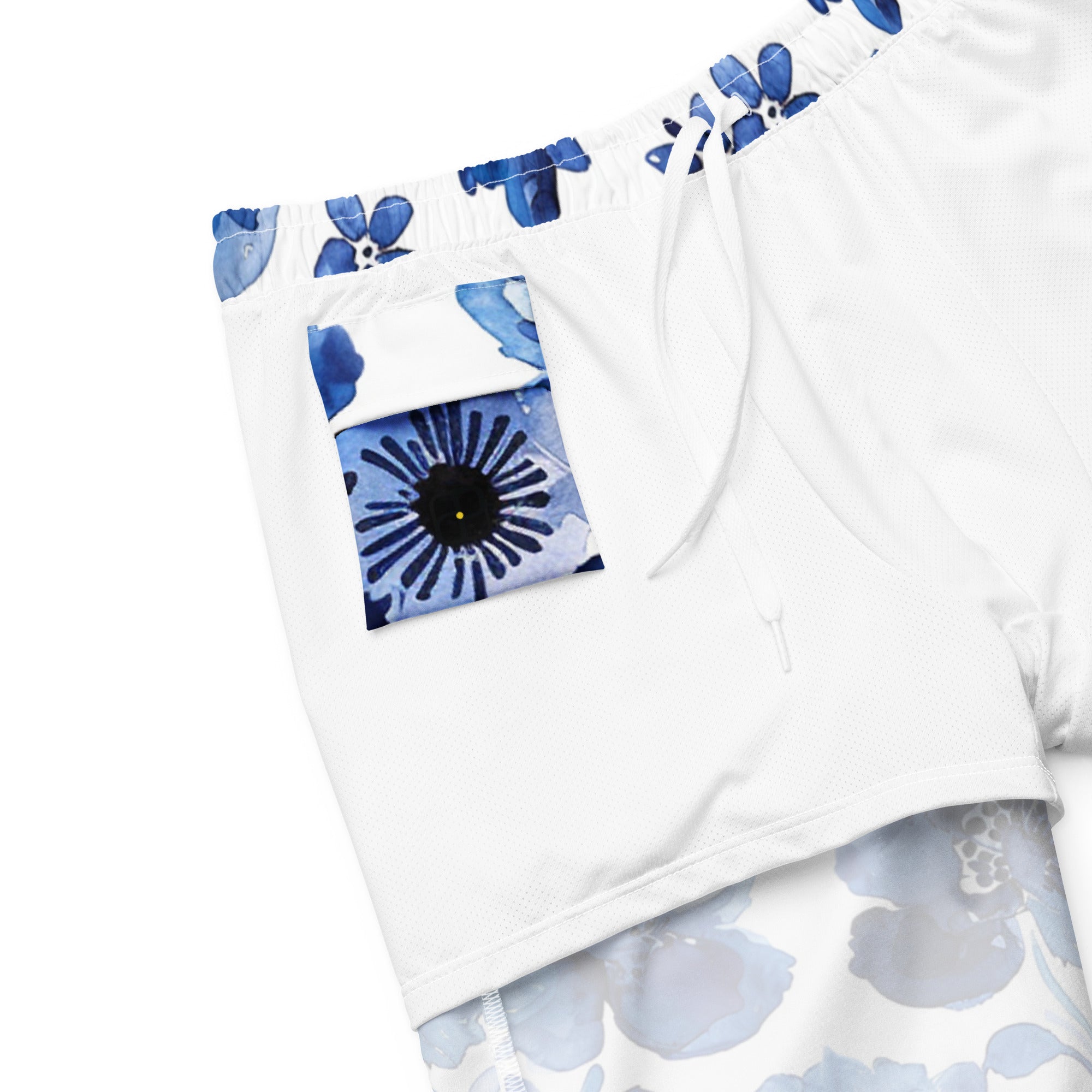 All-Over Print Recycled Swim Trunks