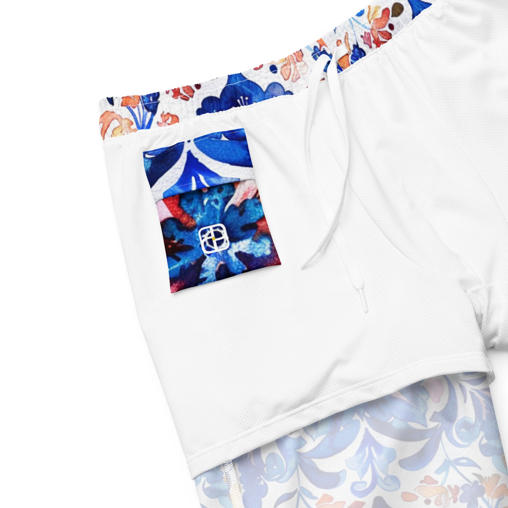 All-Over Print Recycled Swim Trunks