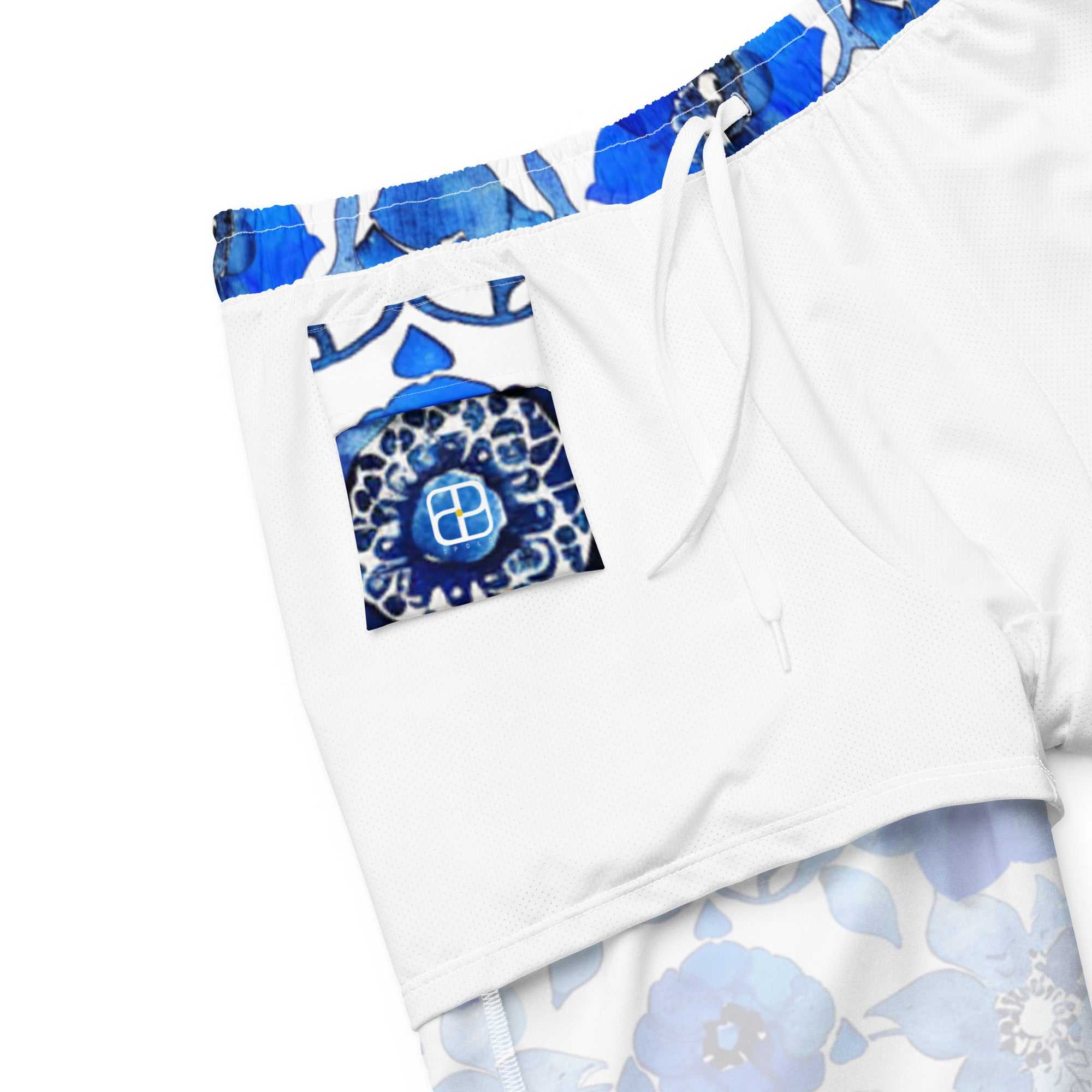All-Over Print Recycled Swim Trunks