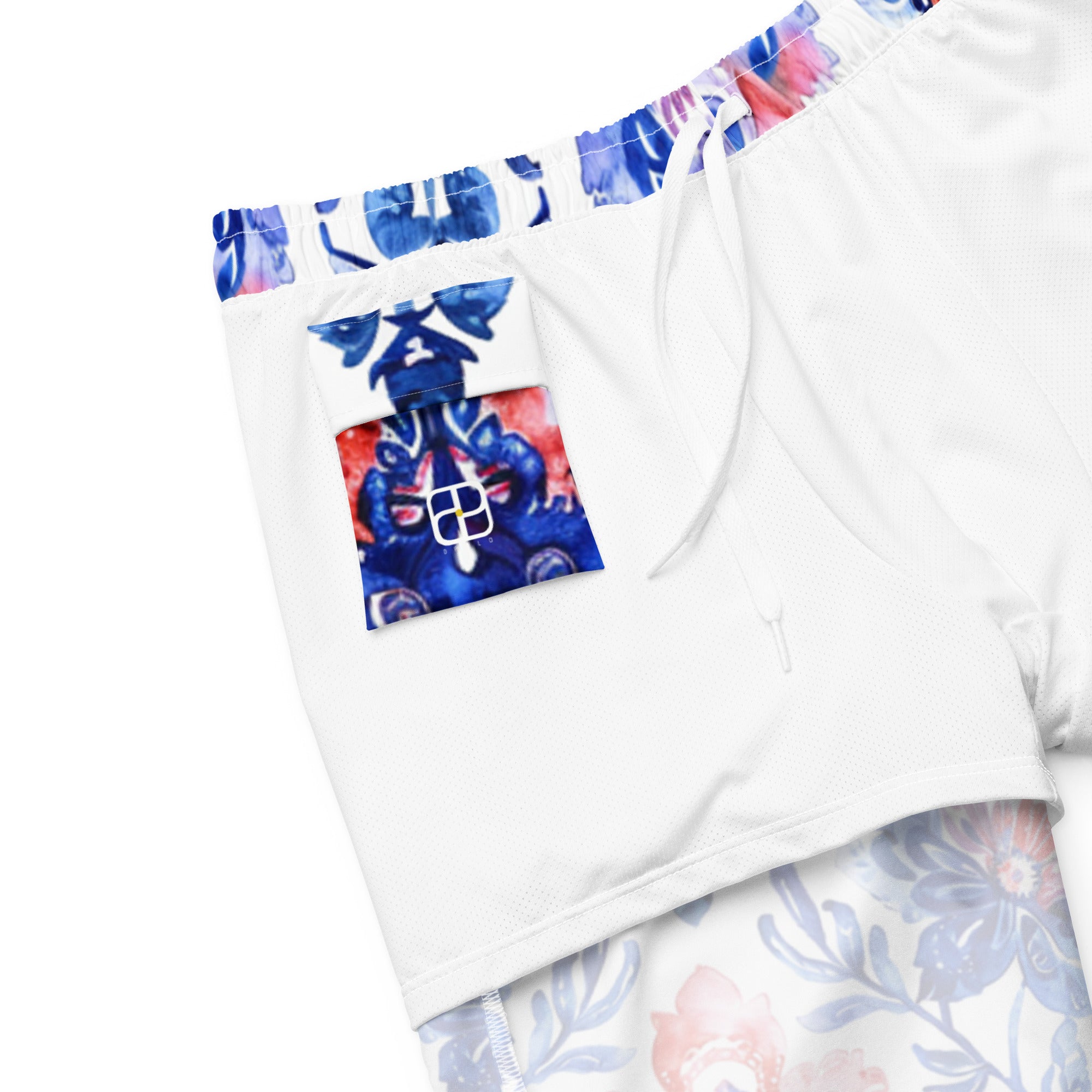 All-Over Print Recycled Swim Trunks
