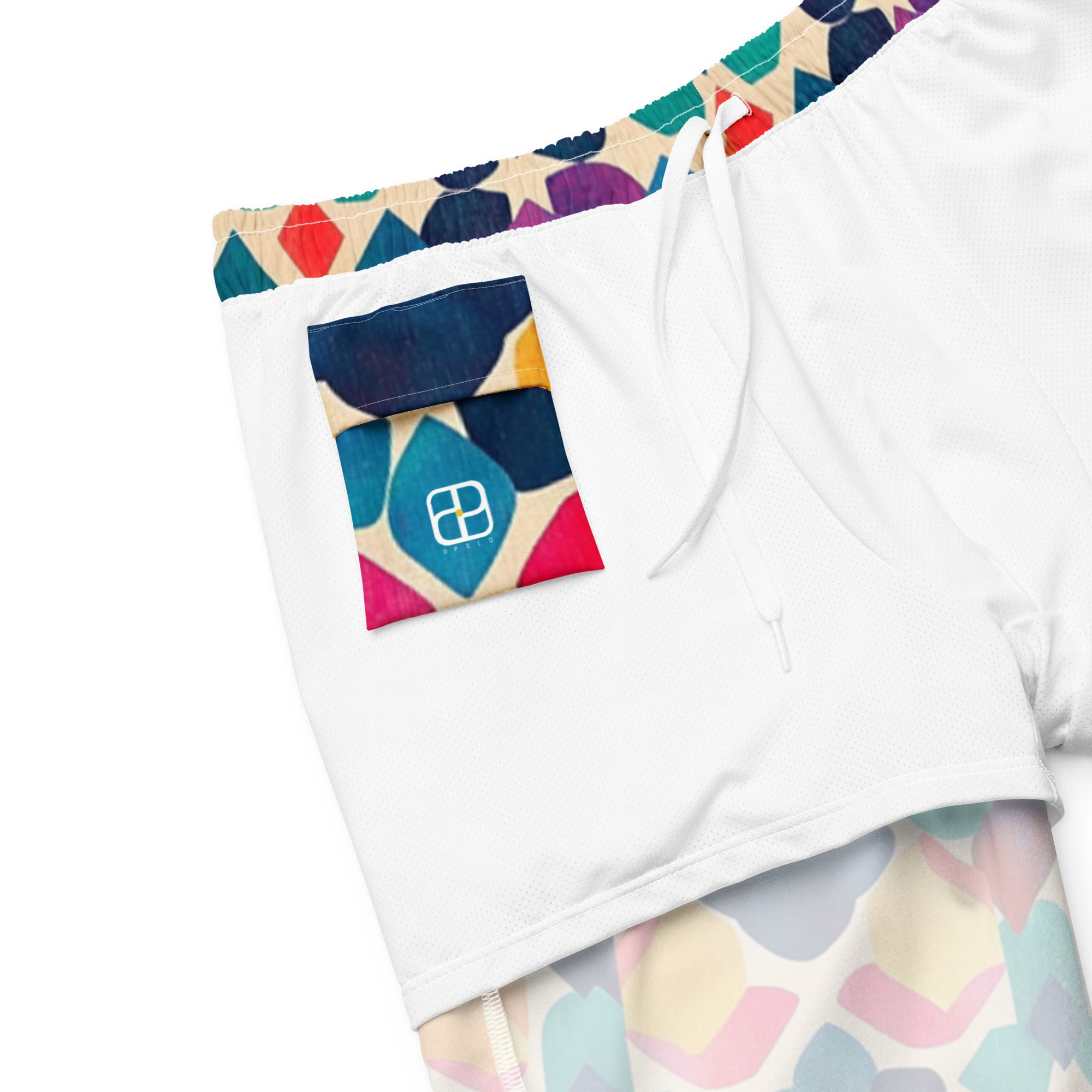 All-Over Print Recycled Swim Trunks