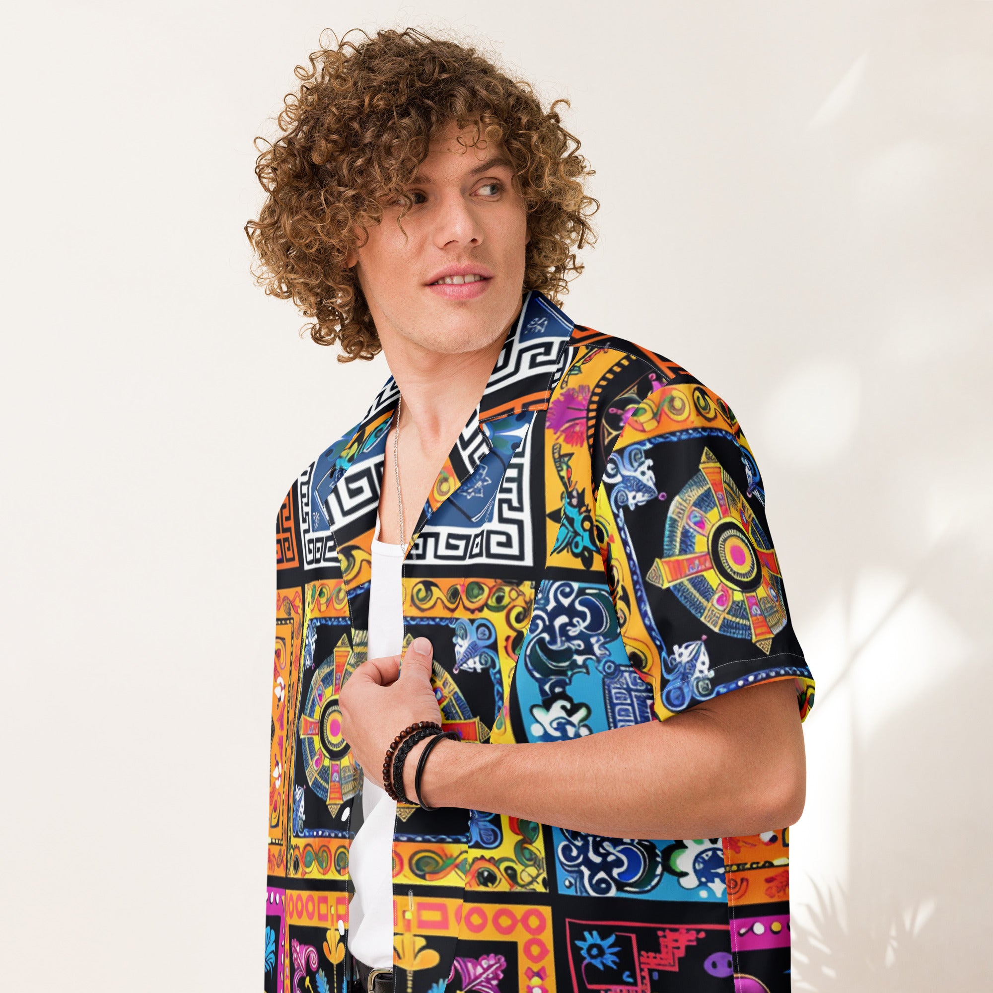 Unisex button shirt