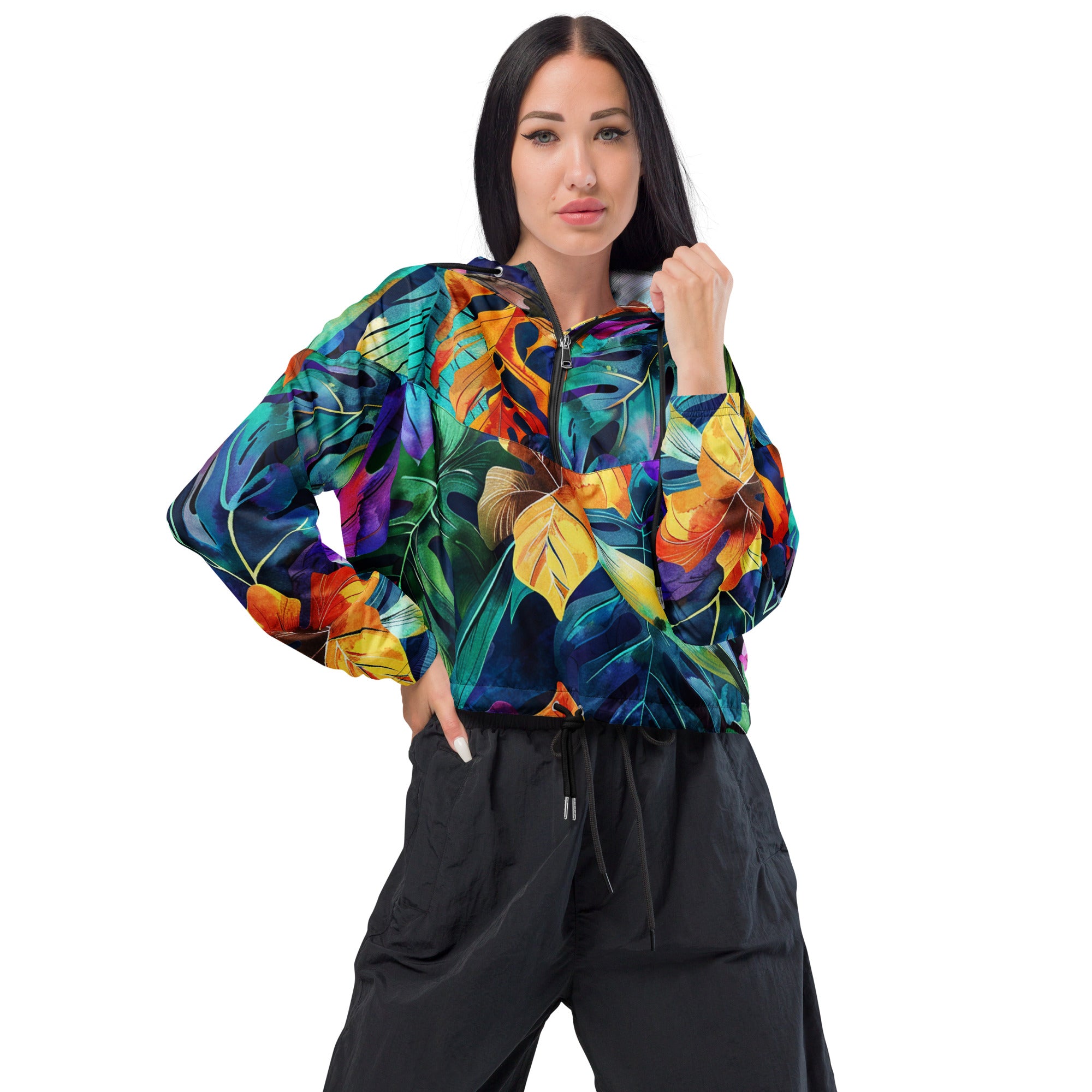 Women’s cropped windbreaker