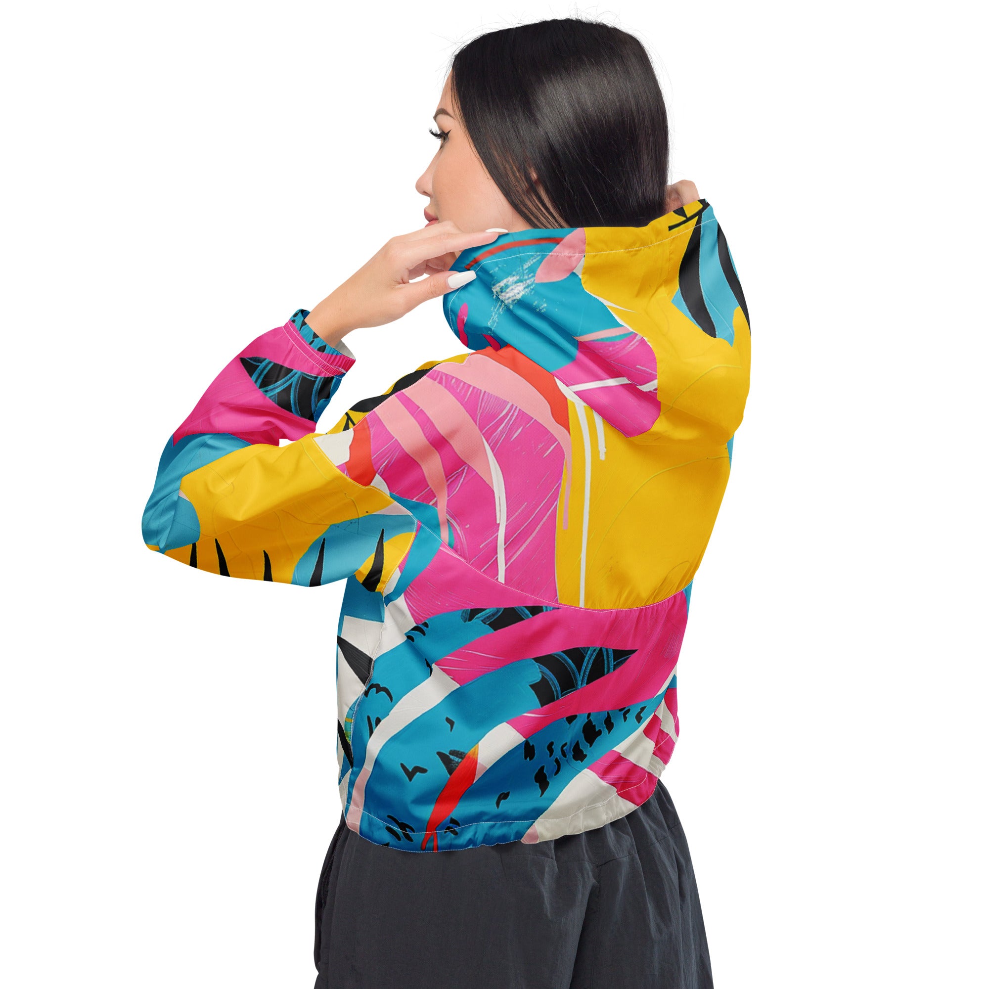 Women’s cropped windbreaker