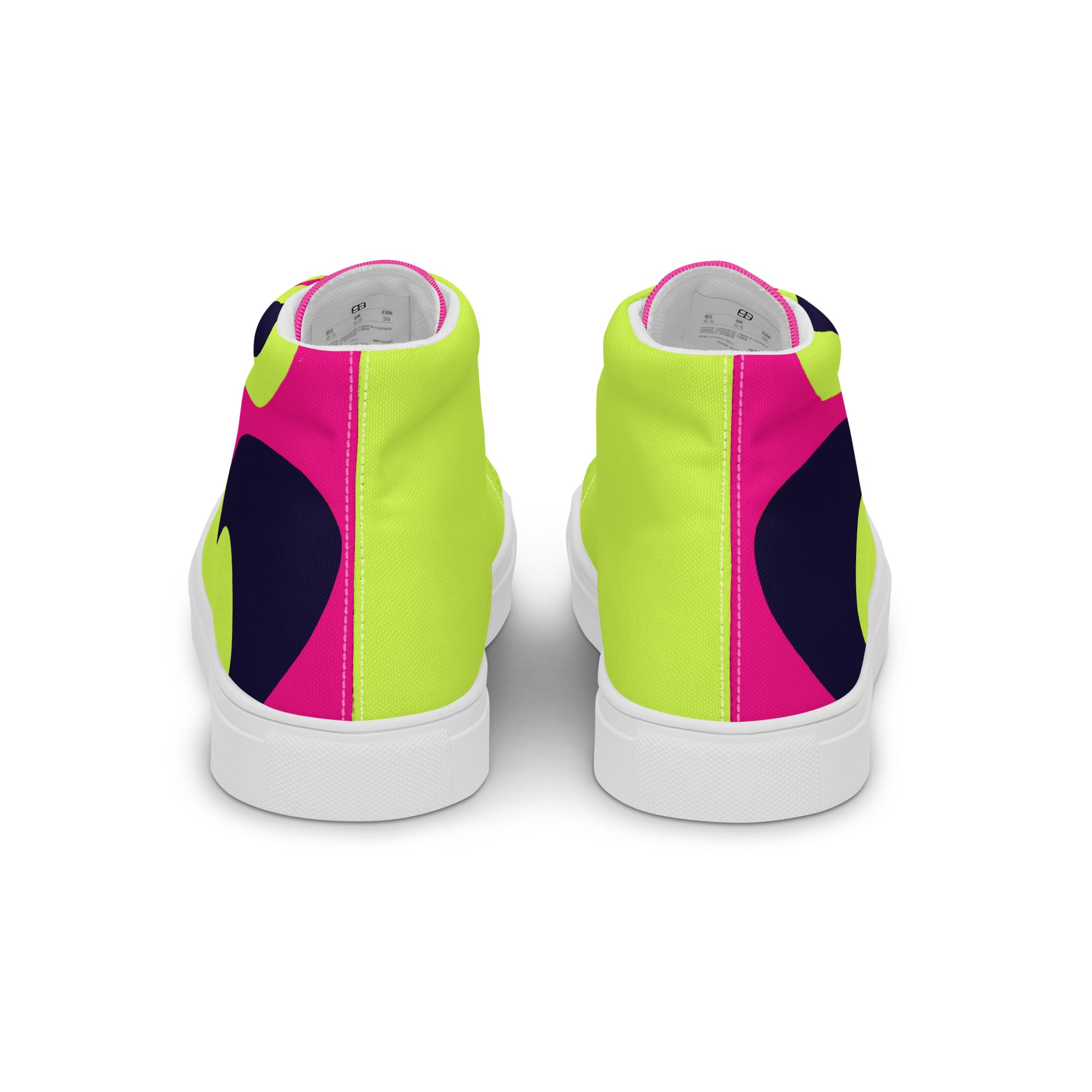 Men’s high top canvas shoes