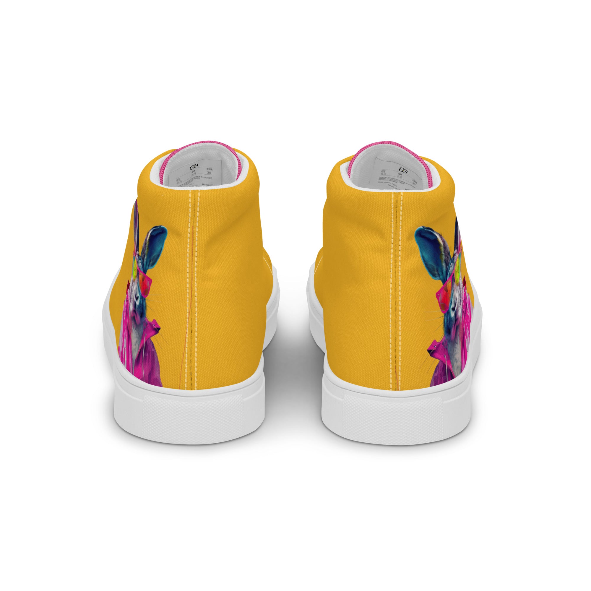Men’s high top canvas shoes