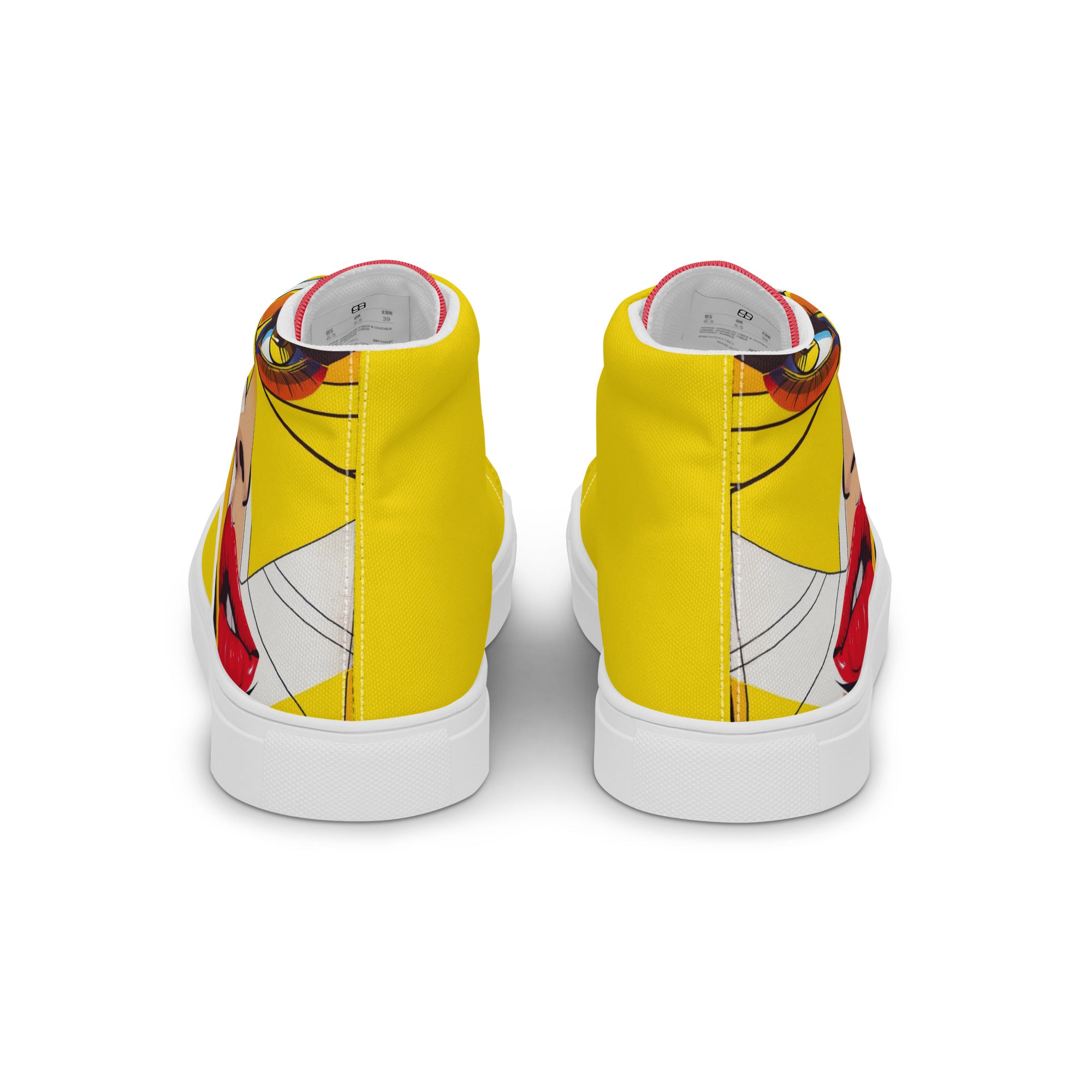 Men’s high top canvas shoes