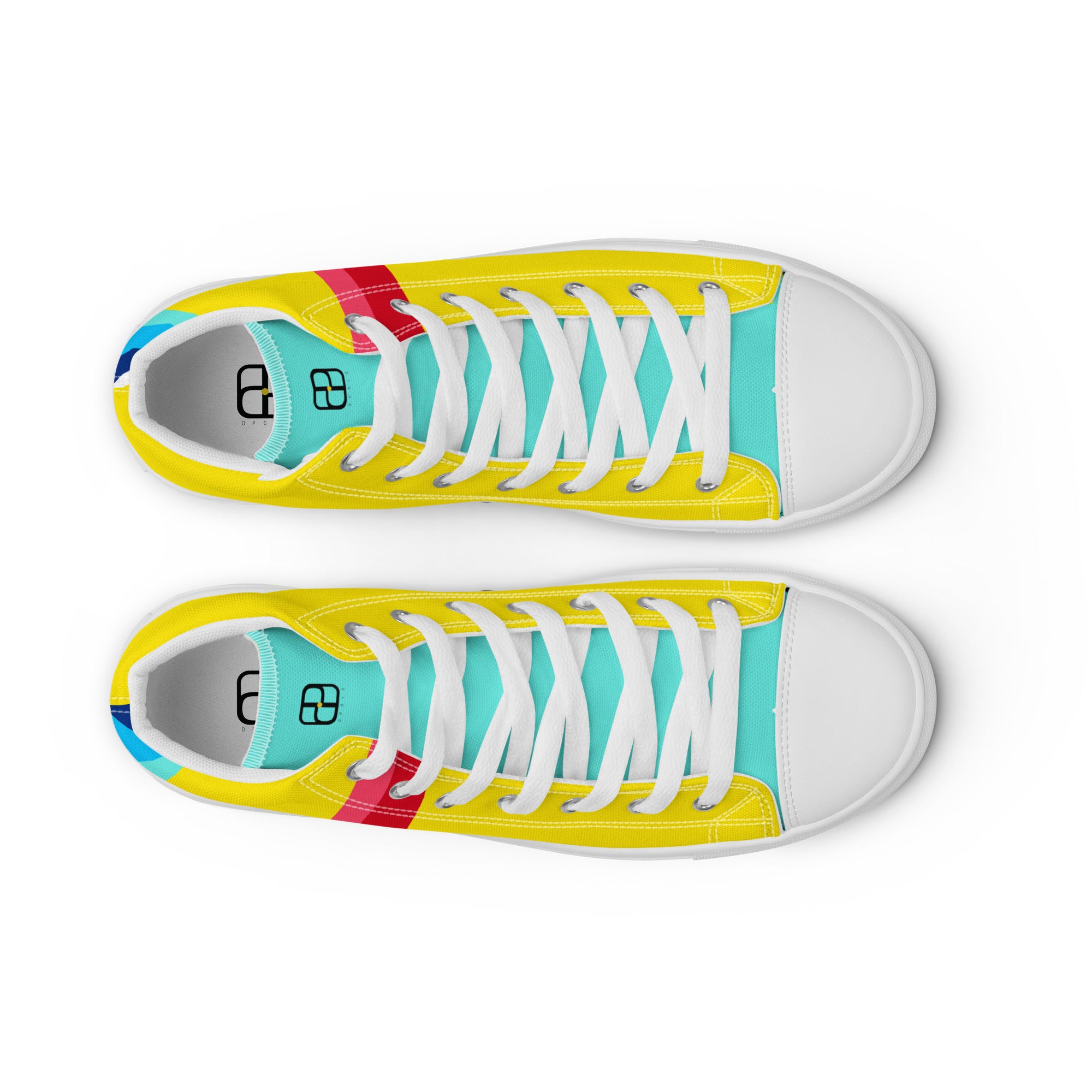 Men’s high top canvas shoes