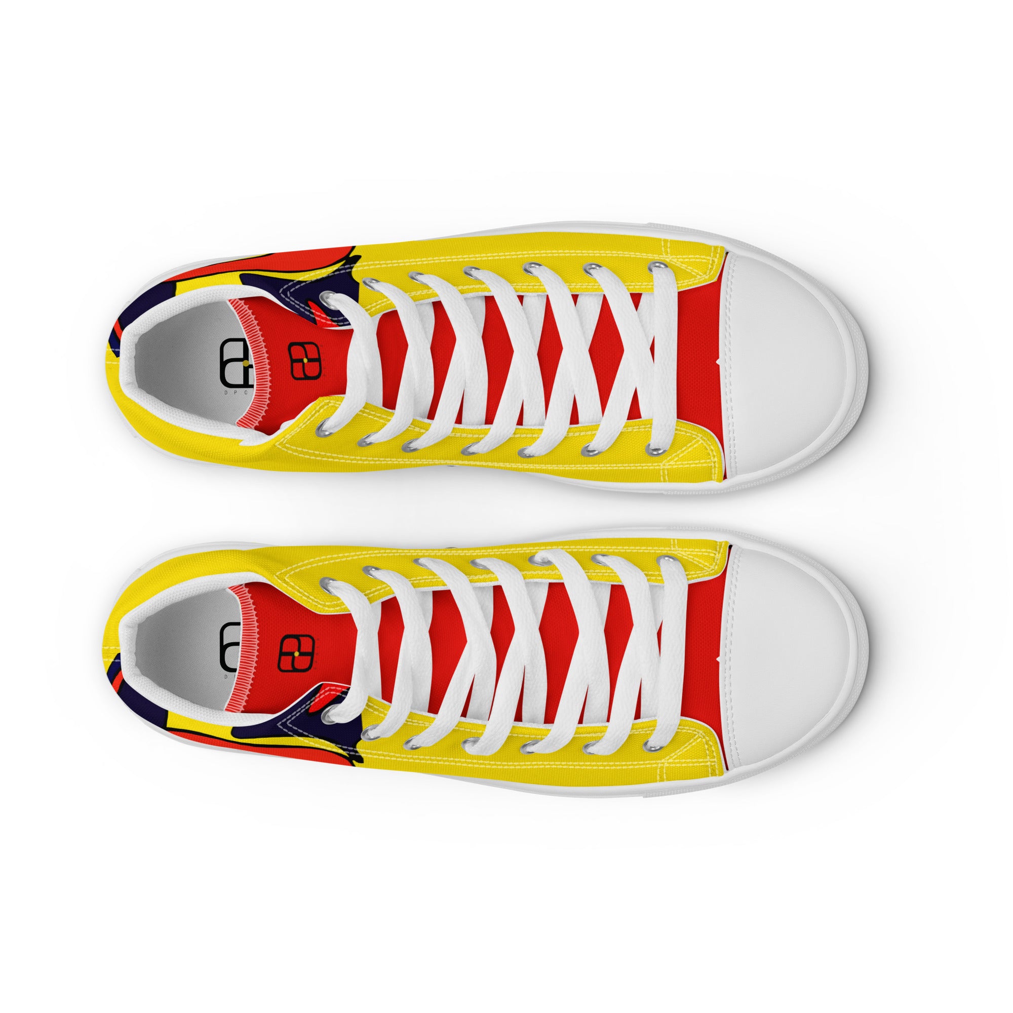 Men’s high top canvas shoes