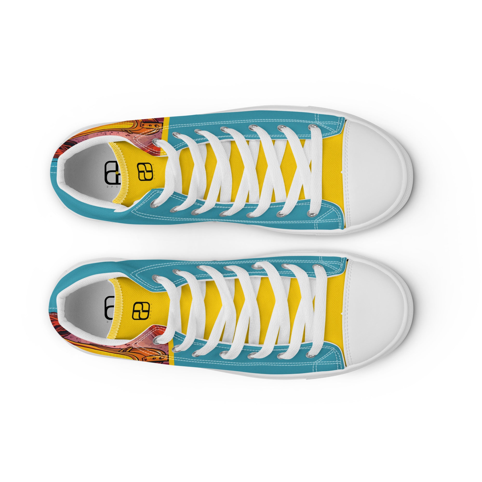 Men’s high top canvas shoes