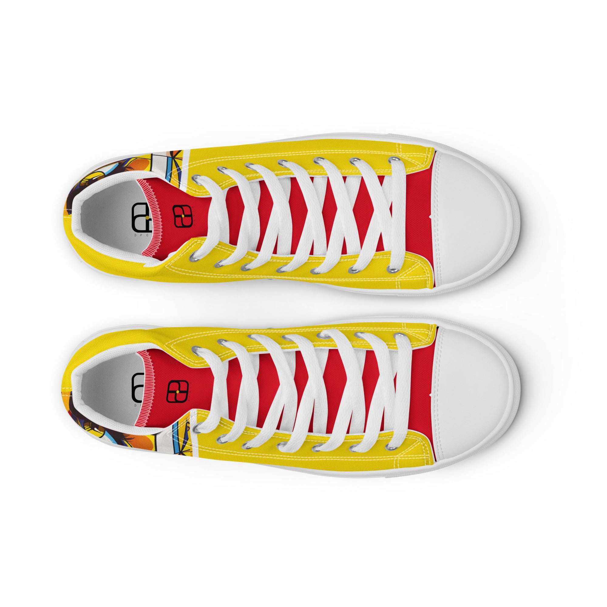 Men’s high top canvas shoes