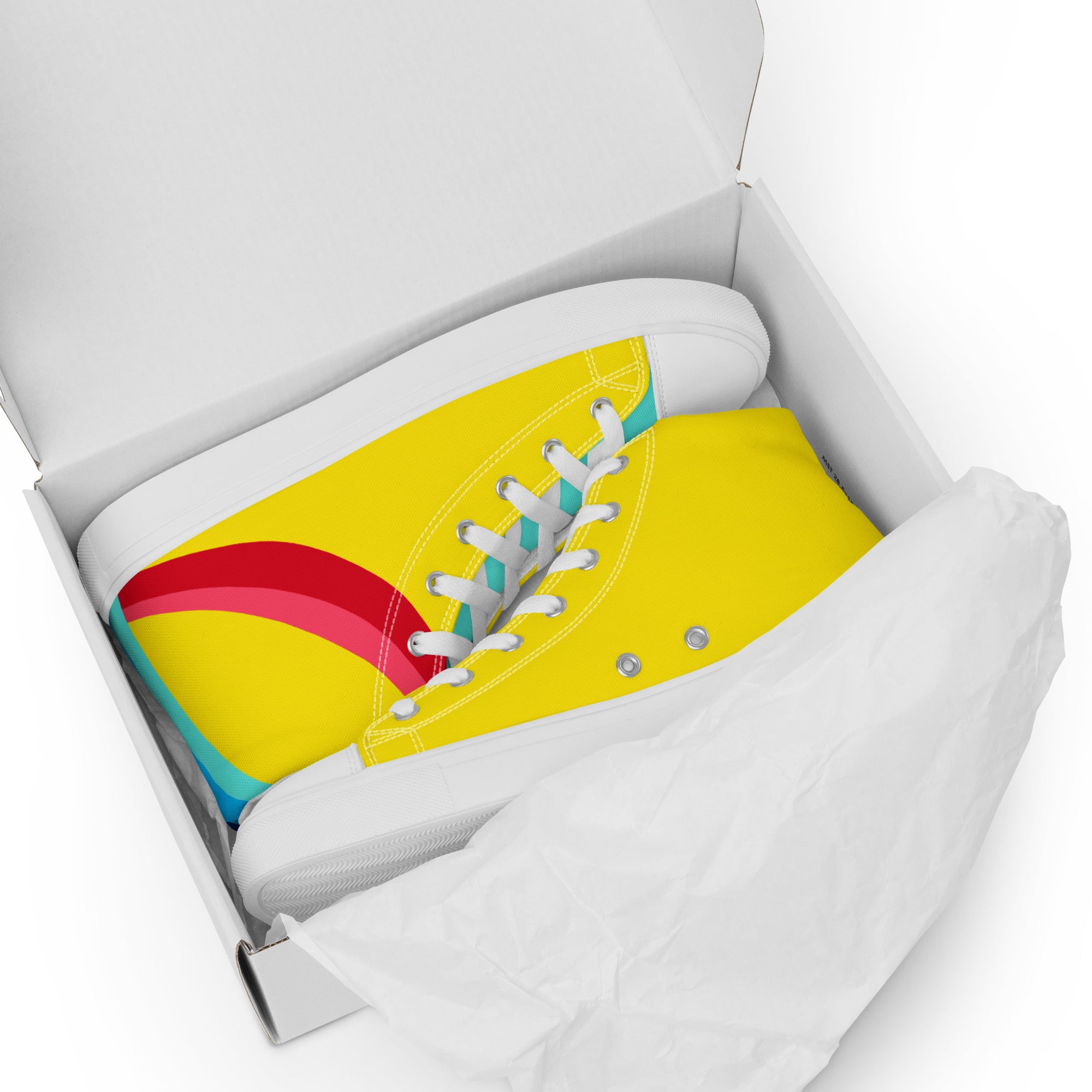Men’s high top canvas shoes