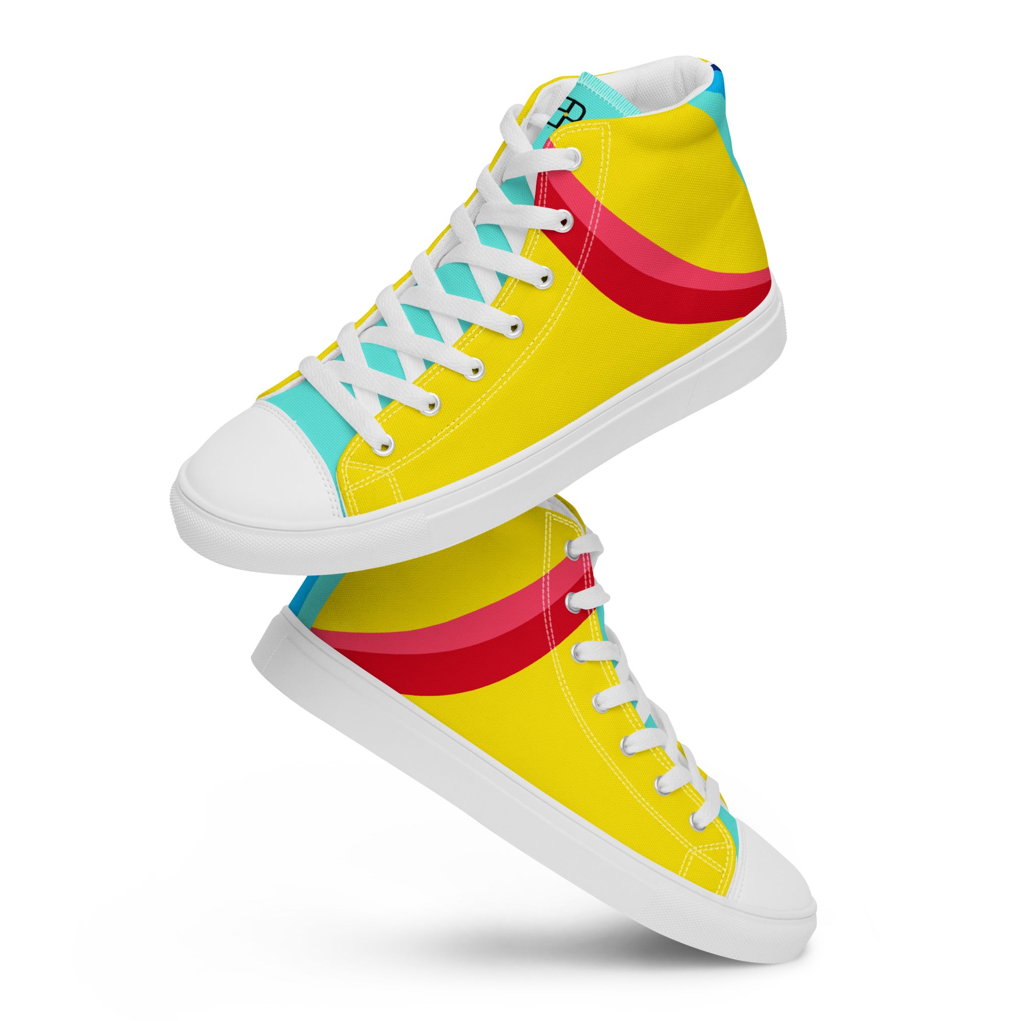 Men’s high top canvas shoes