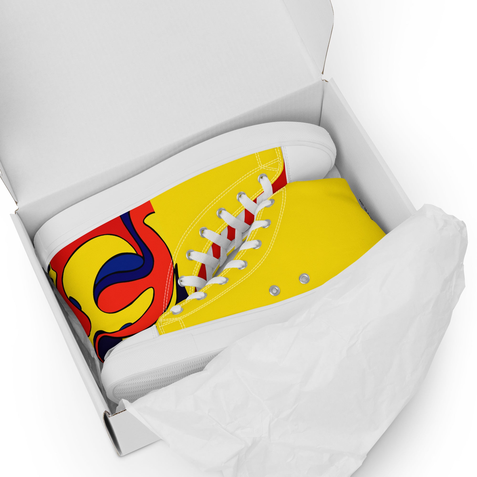 Men’s high top canvas shoes