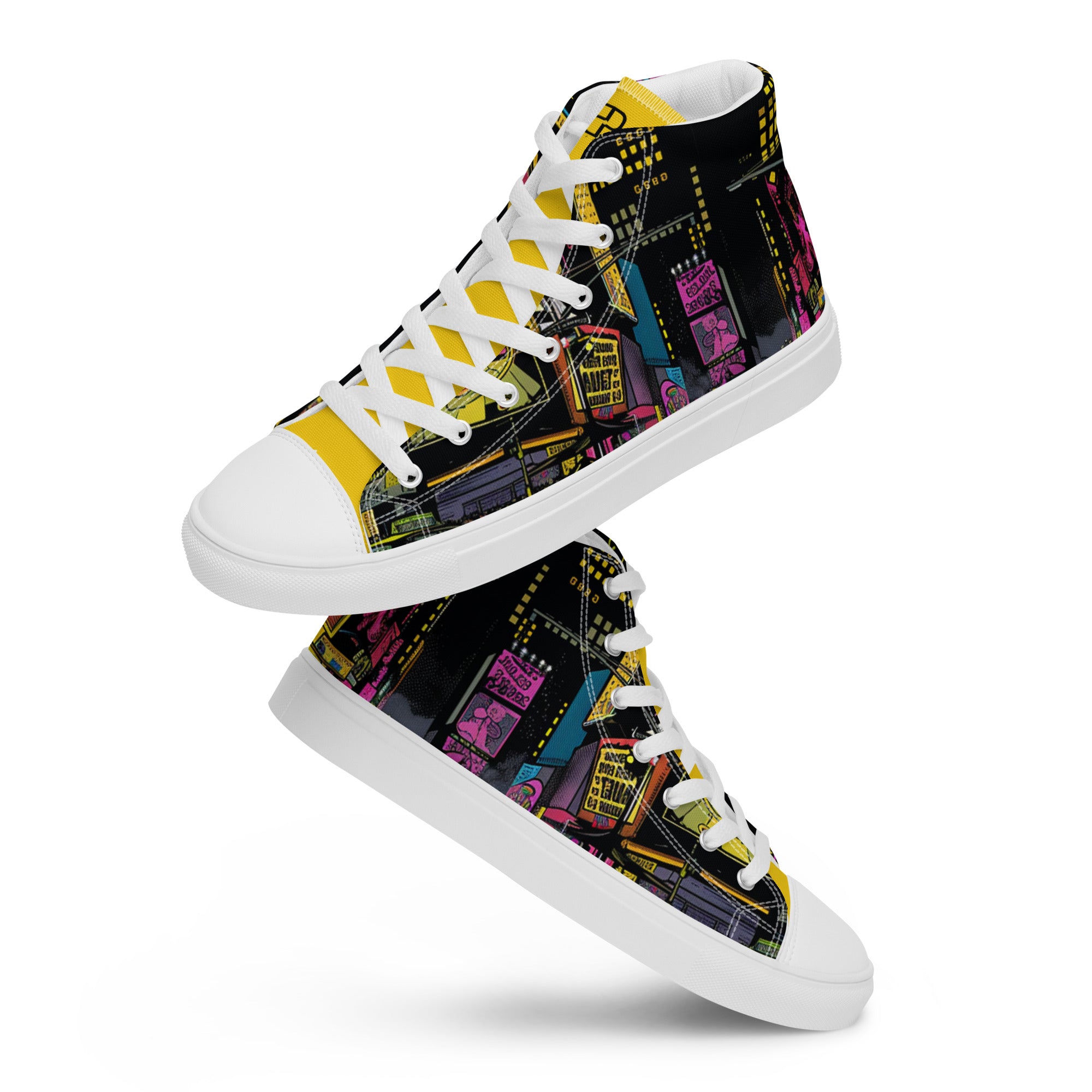 Men’s high top canvas shoes