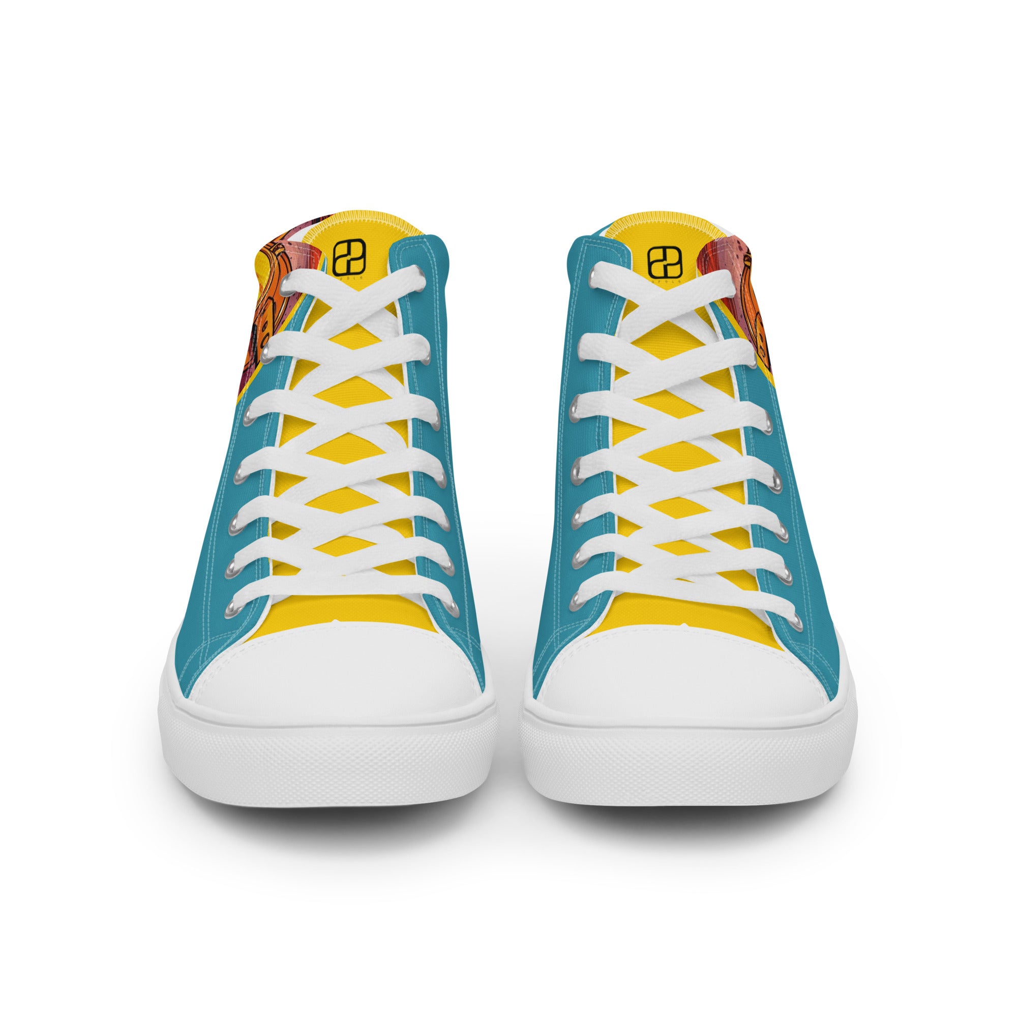 Men’s high top canvas shoes