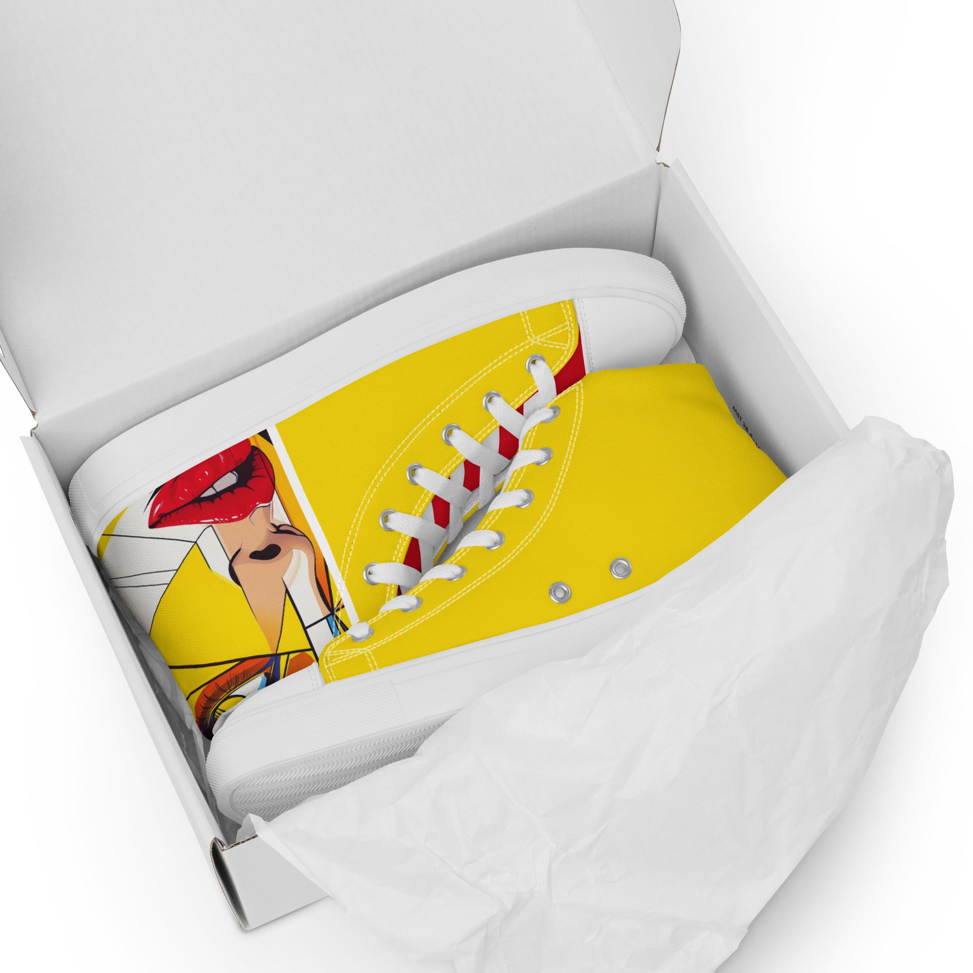 Men’s high top canvas shoes