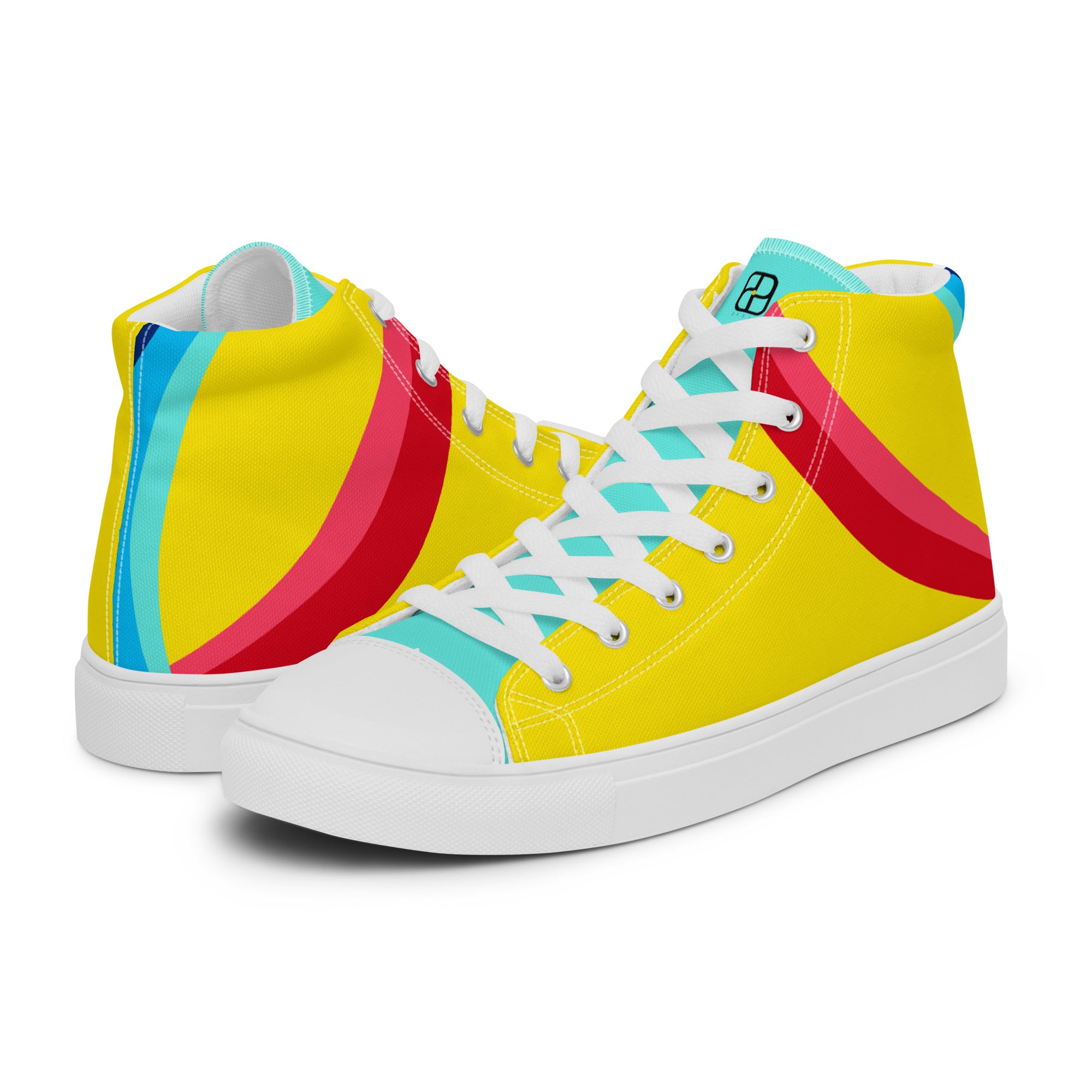 Men’s high top canvas shoes