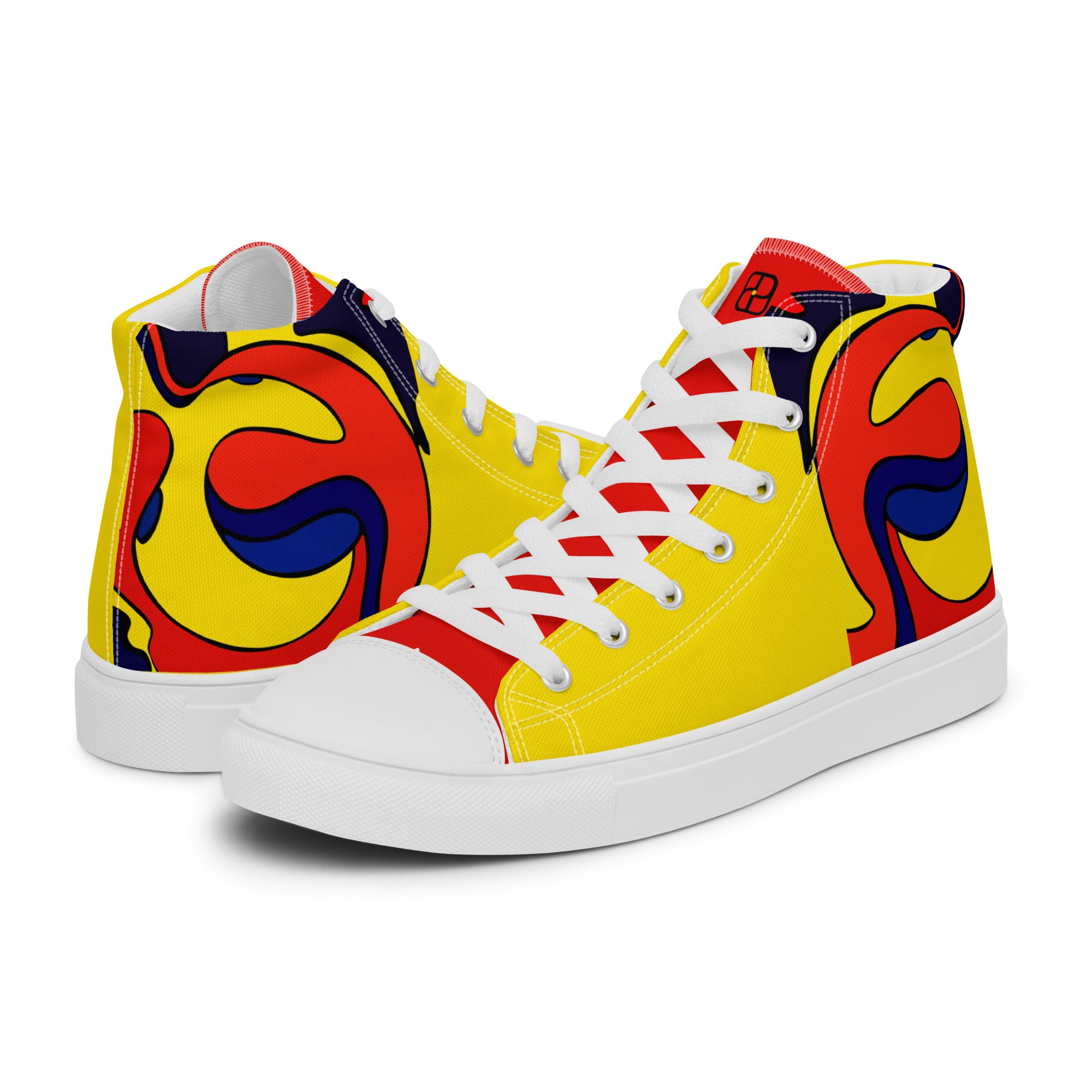 Men’s high top canvas shoes