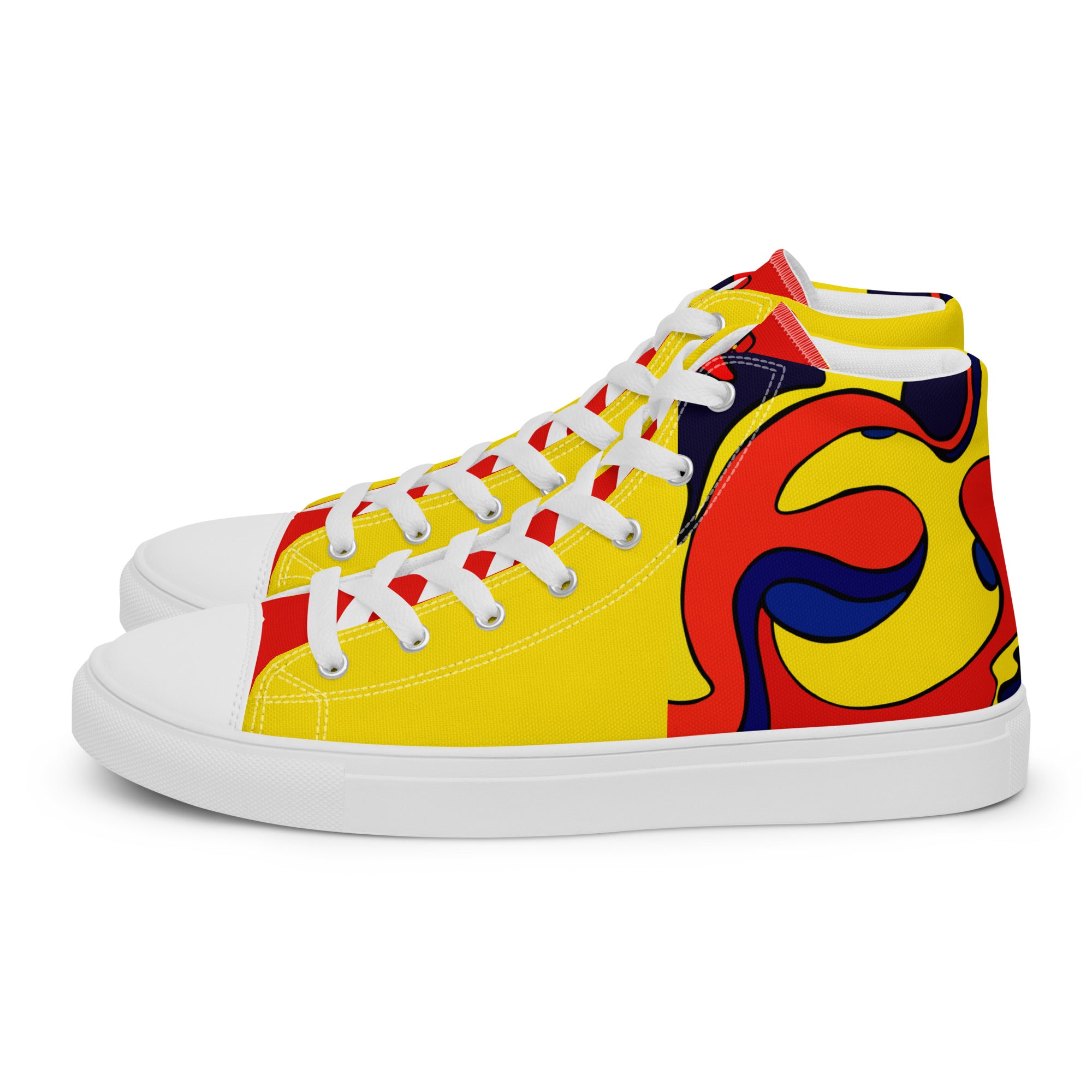 Men’s high top canvas shoes
