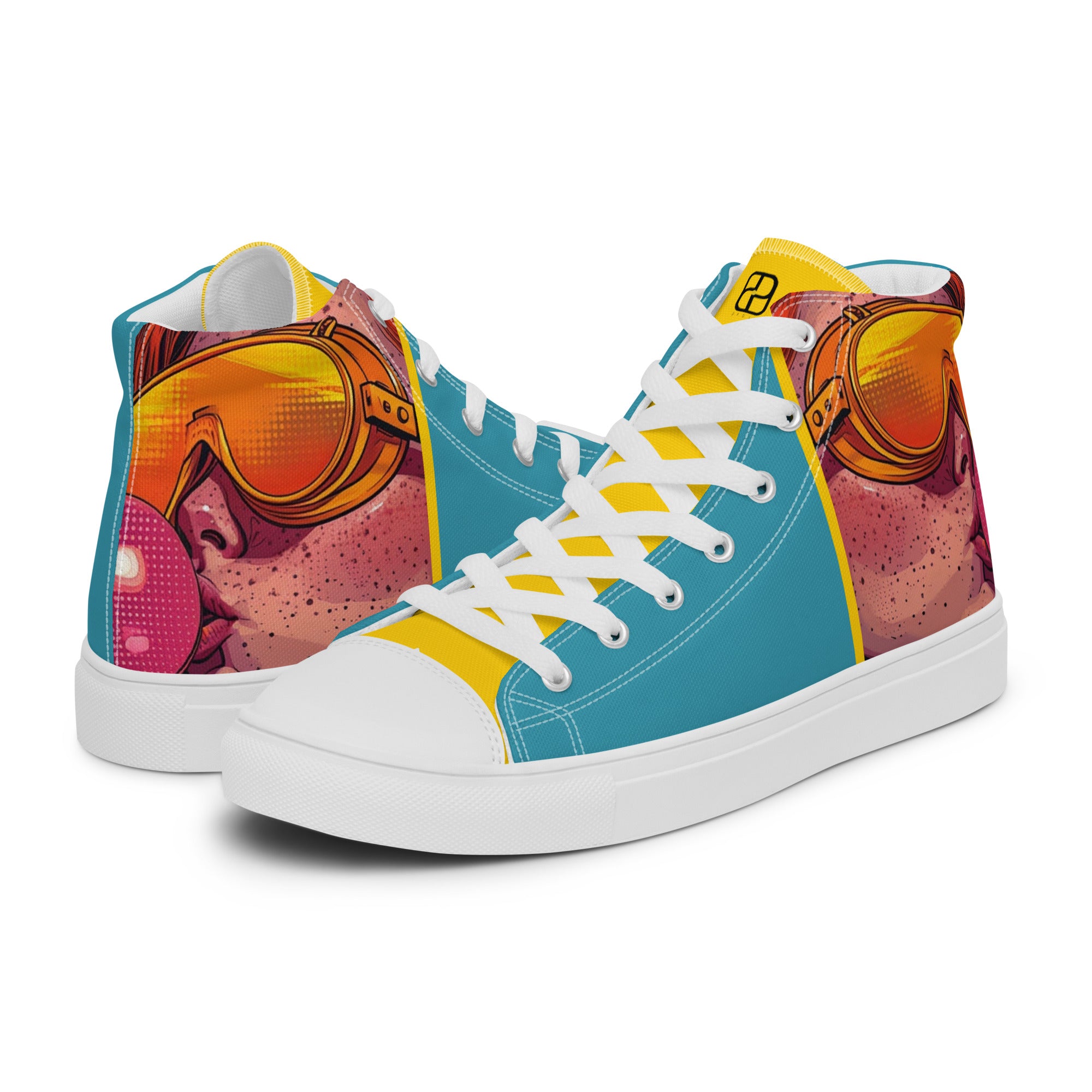 Men’s high top canvas shoes